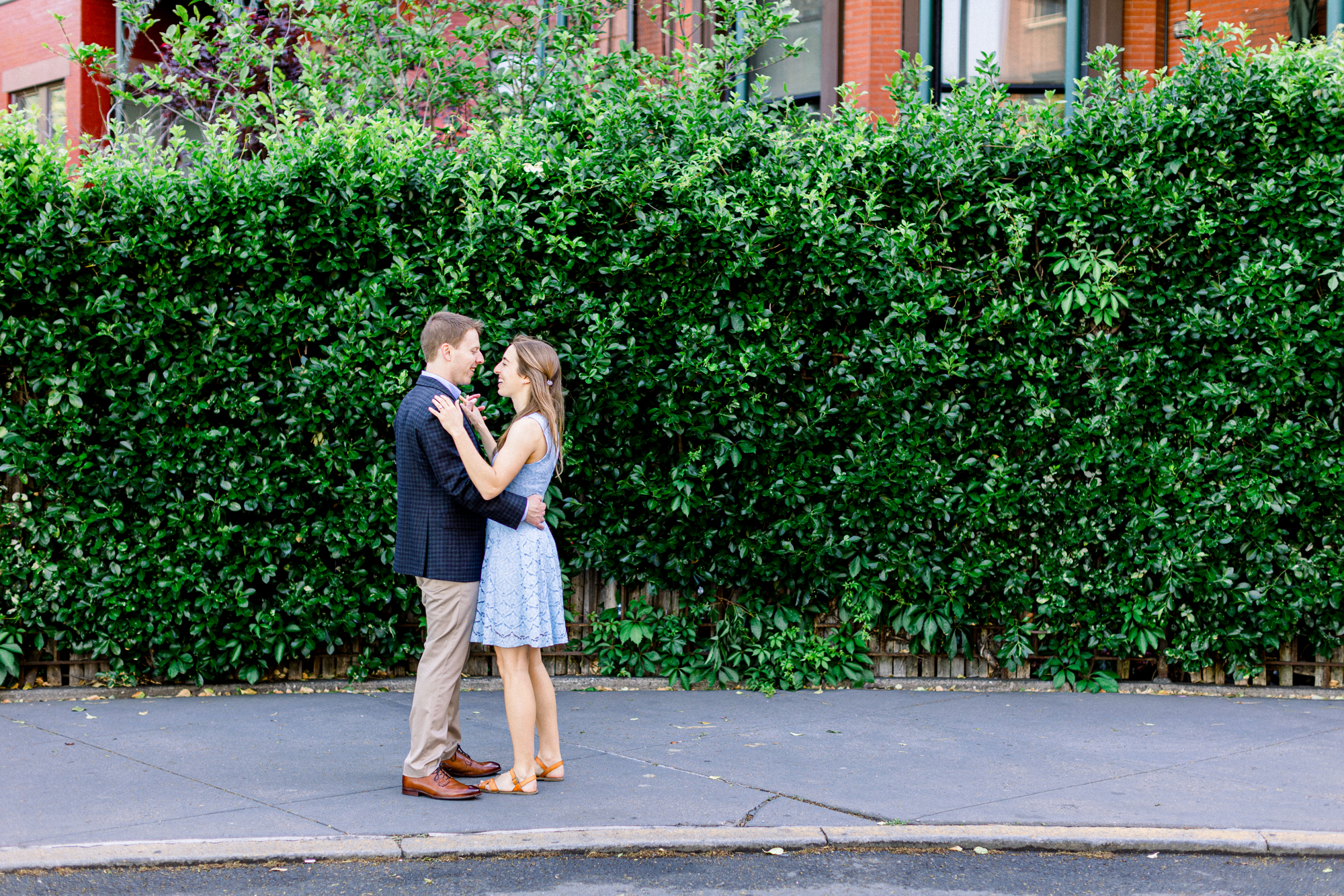 Brilliant Brooklyn Heights Promenade Engagement Photography