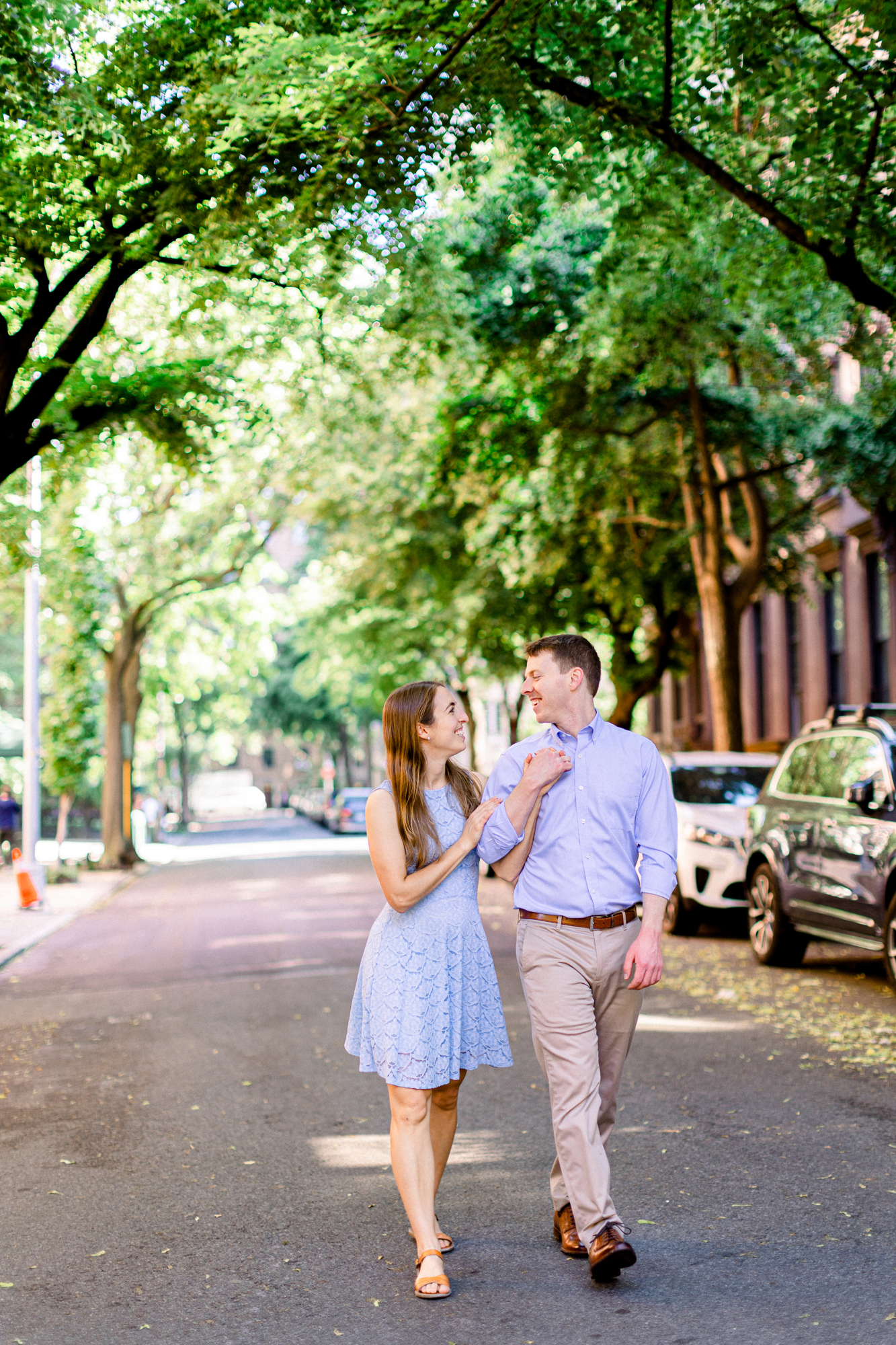 Lovely Brooklyn Heights Promenade Engagement Photography