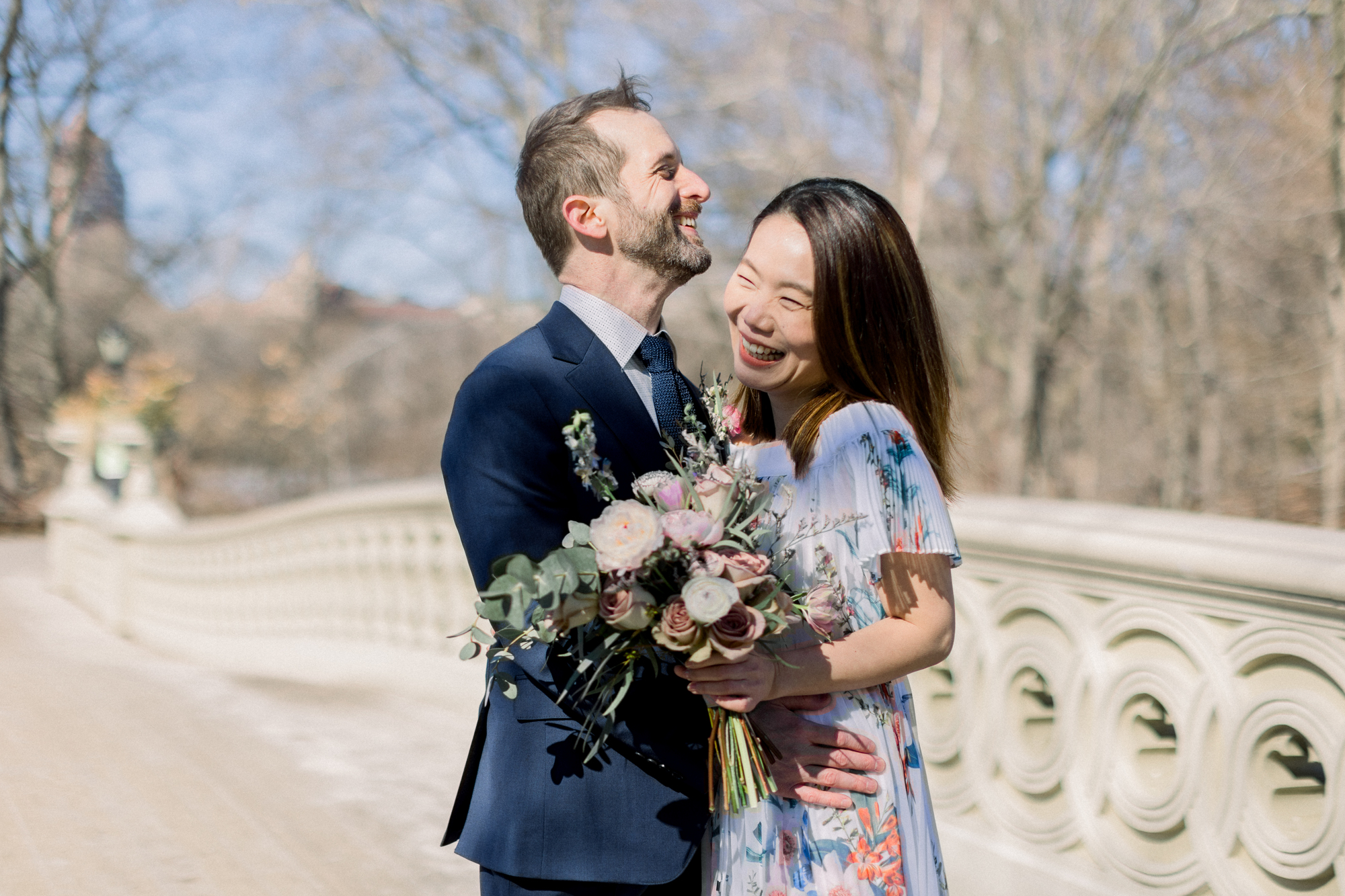 Magical Central Park Wedding Photos in Wintery New York