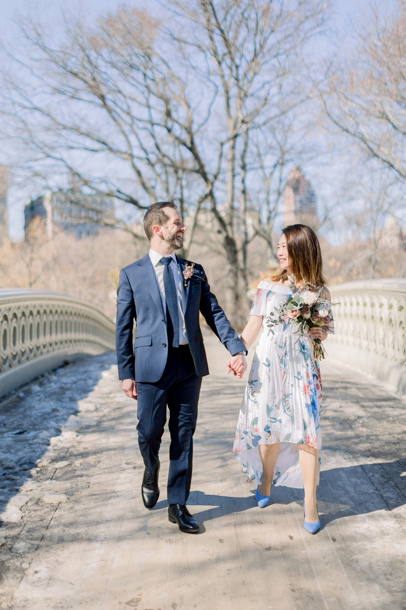 Idyllic Central Park Wedding Photos in Wintery New York