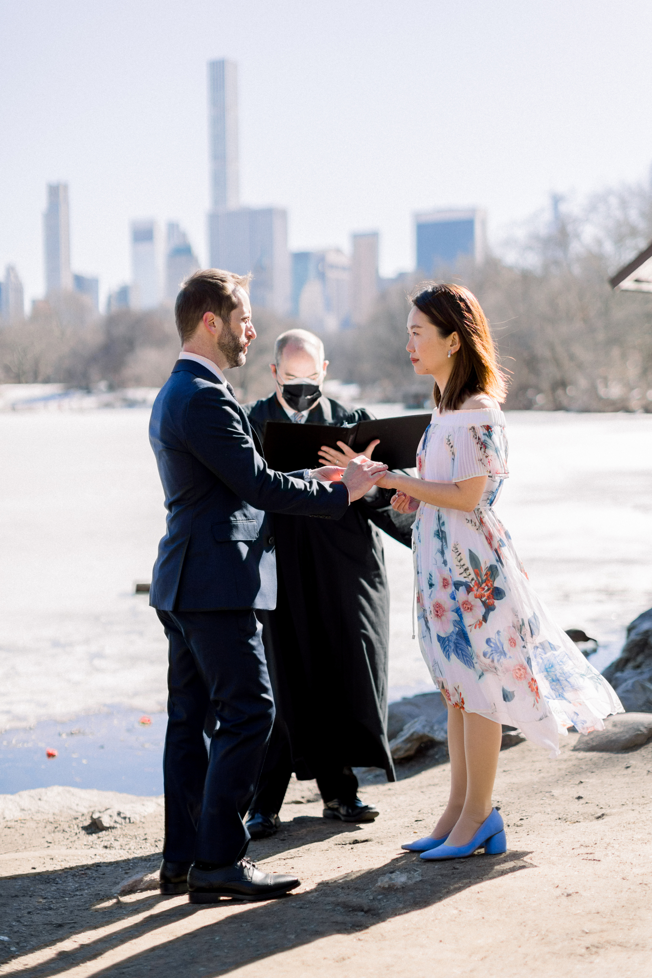 Gorgeous Central Park Wedding Photos in Wintery NYC
