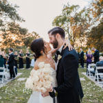 Touching Sunset Briarcliff Manor Wedding Photos in Autumn in Hudson Valley
