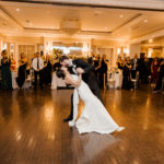 Romantic Sunset Briarcliff Manor Wedding Photos in Autumn in Hudson Valley