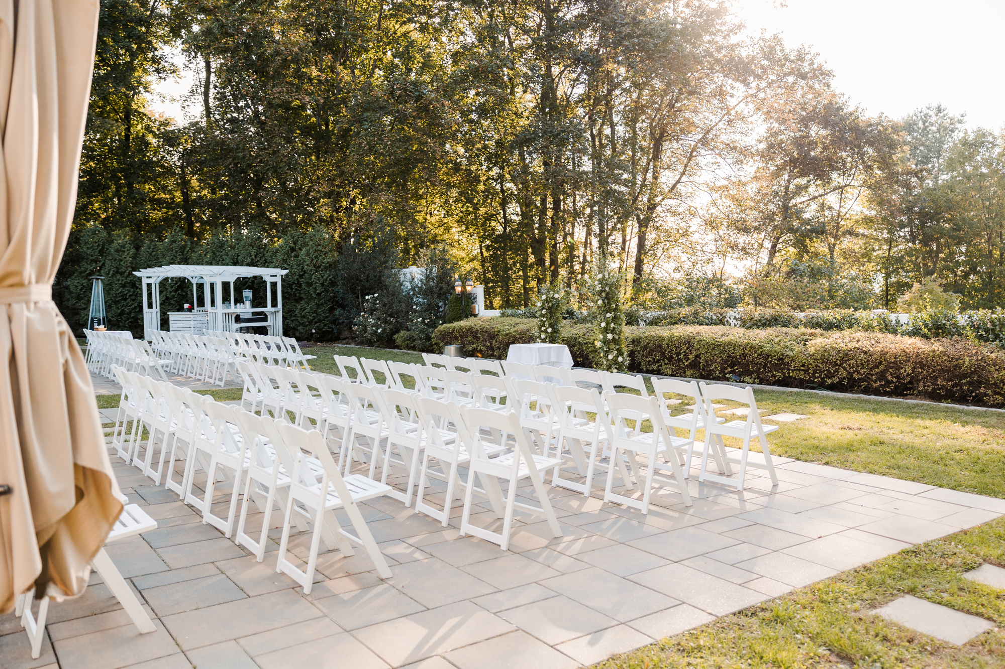 Idyllic Sunset Briarcliff Manor Wedding Photos in Autumn in Hudson Valley