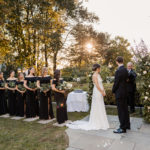 Spectacular Sunset Briarcliff Manor Wedding Photos in Autumn in Hudson Valley