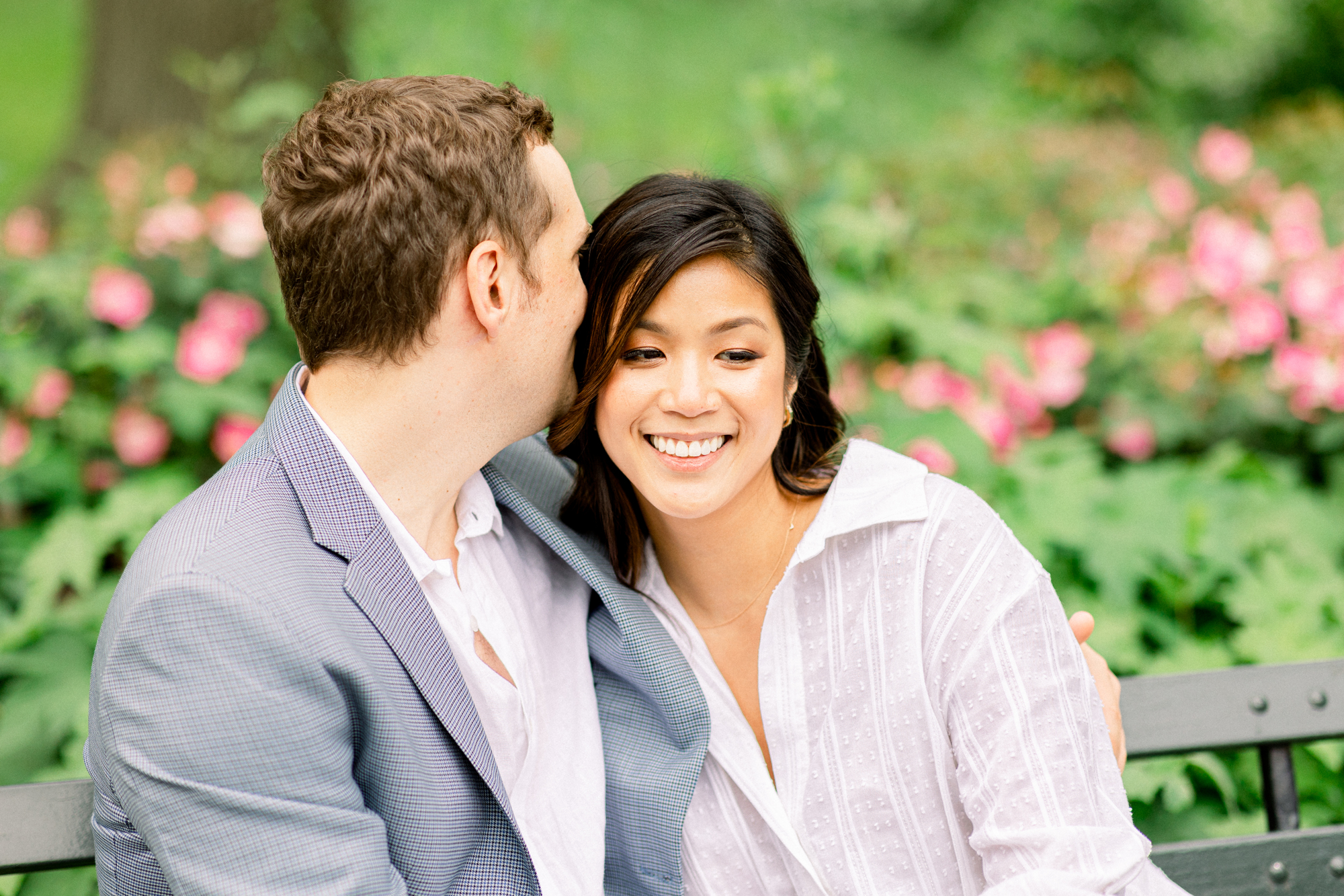 Dreamy Central Park Rowboat Engagement Photography in New York