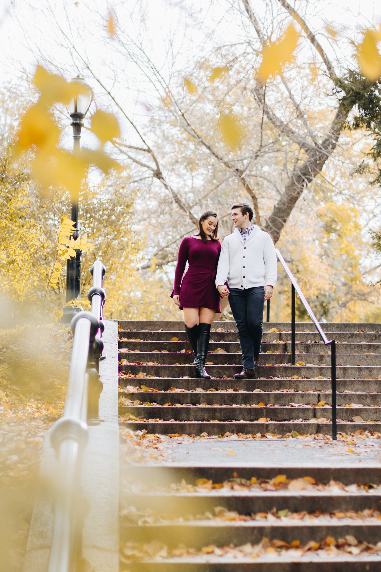 Perfect Fall Engagement Photos in Central Park New York