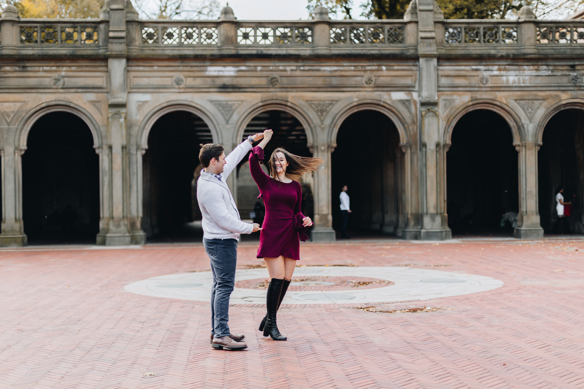 Jaw-dropping Fall Engagement Photos in Central Park New York