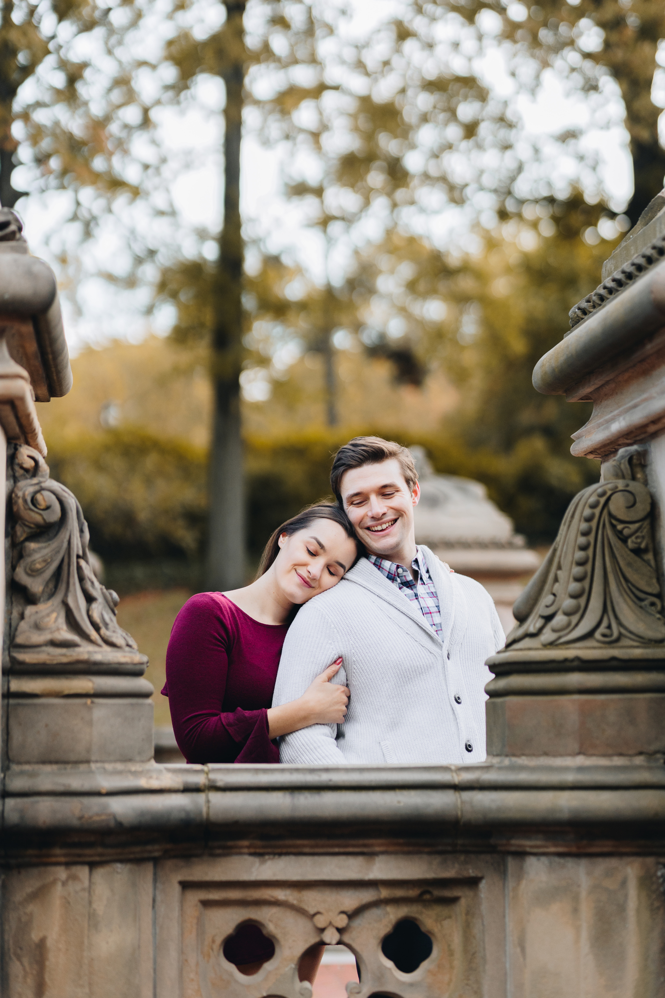 Special Fall Engagement Photos in Central Park New York