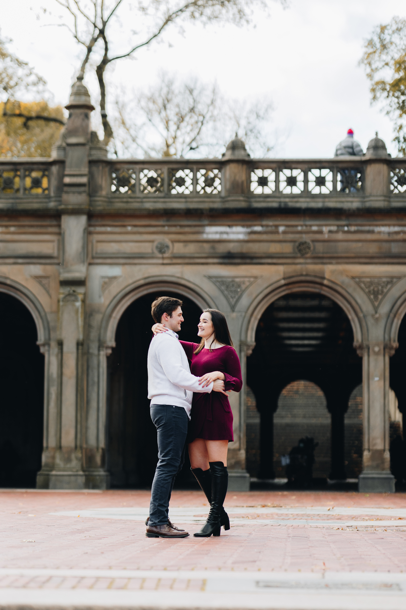 Breathtaking Fall Engagement Photos in Central Park New York