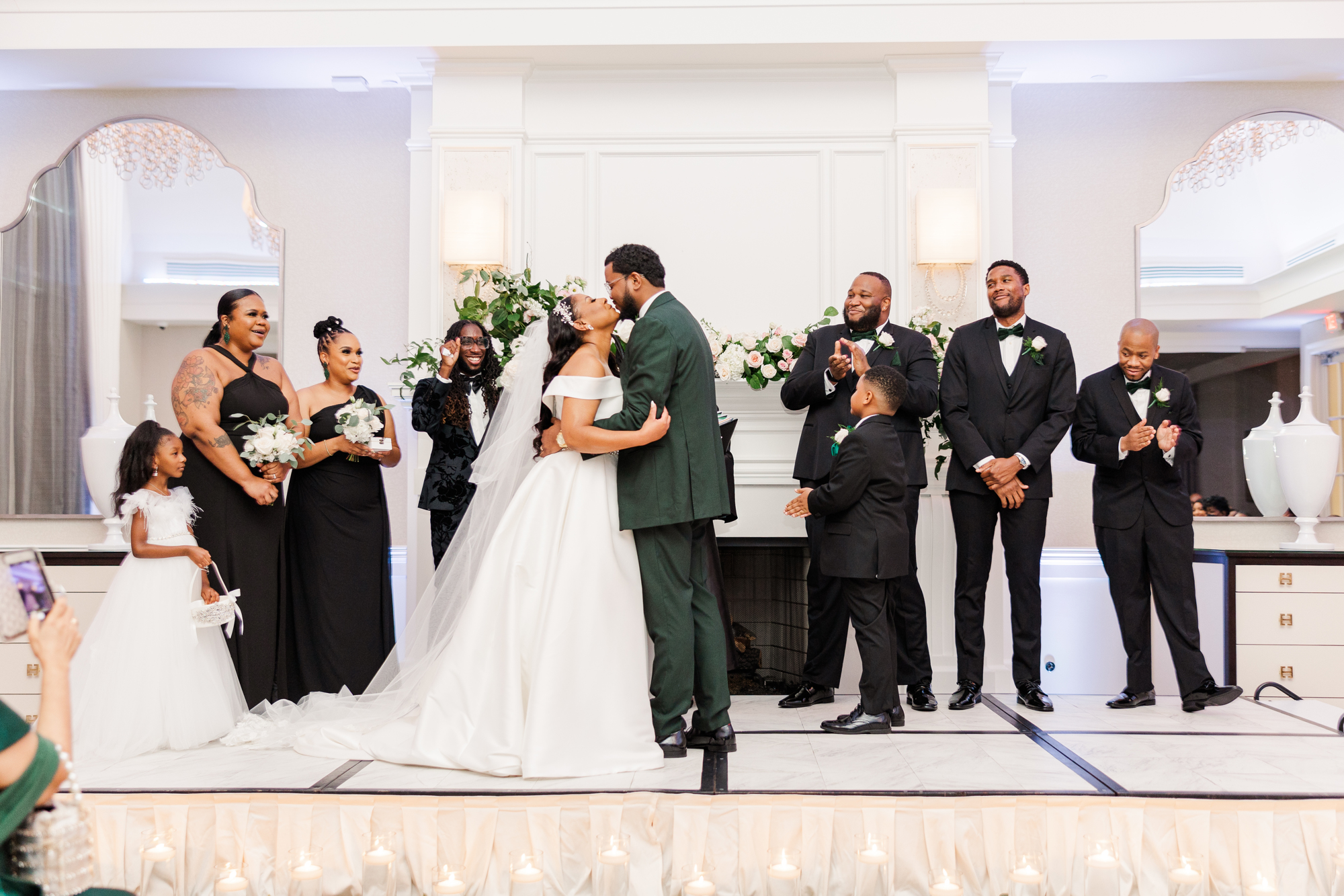 Intimate New Jersey Wedding Photos at Edgewood Country Club in Fall