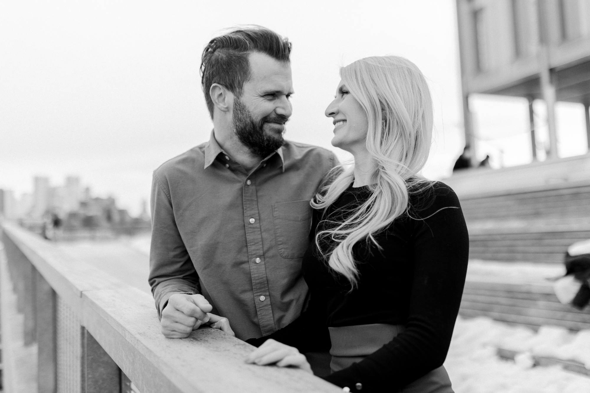 Flawless South Street Seaport Engagement Photos