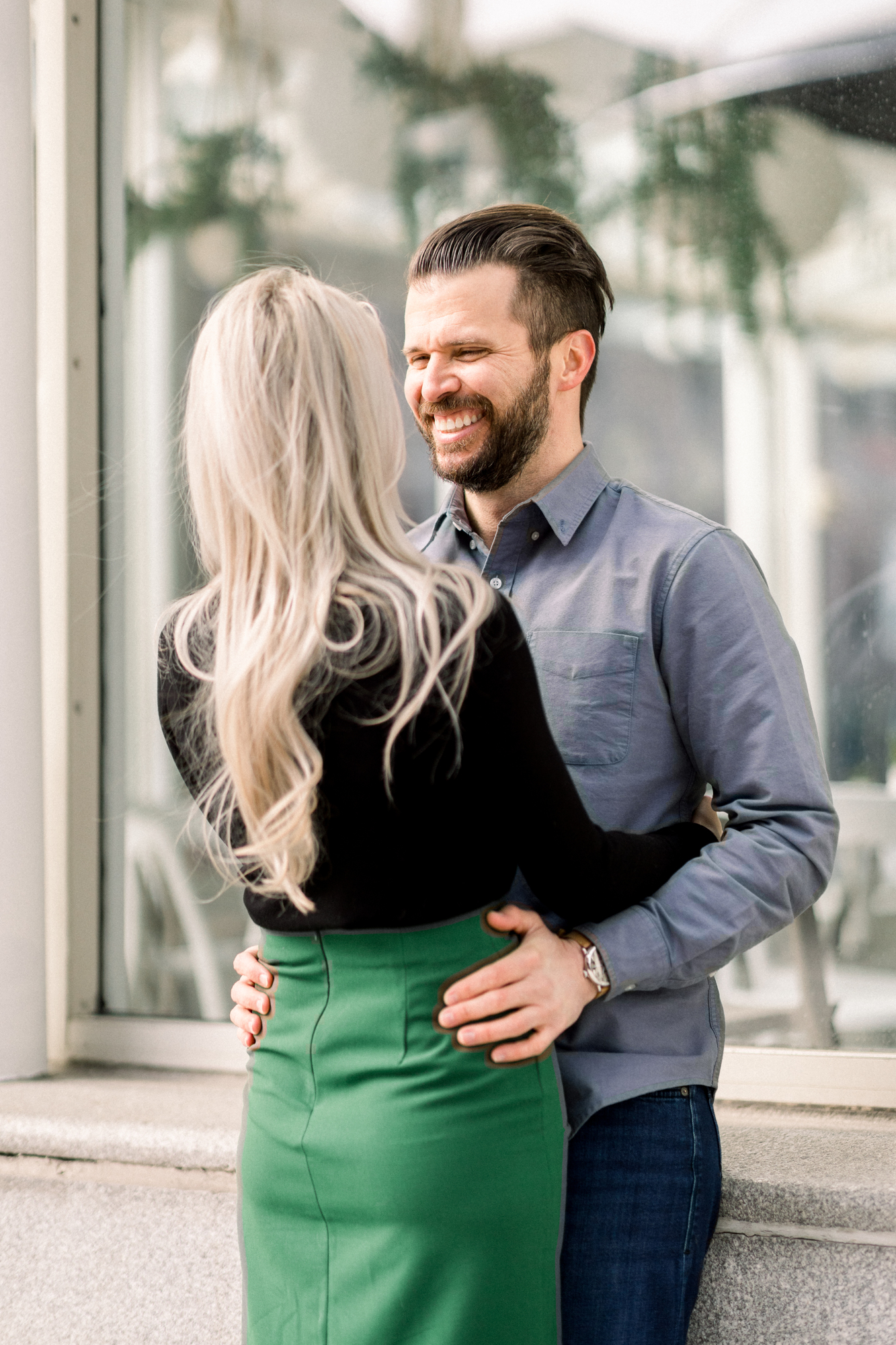 Dazzling South Street Seaport Engagement Photos