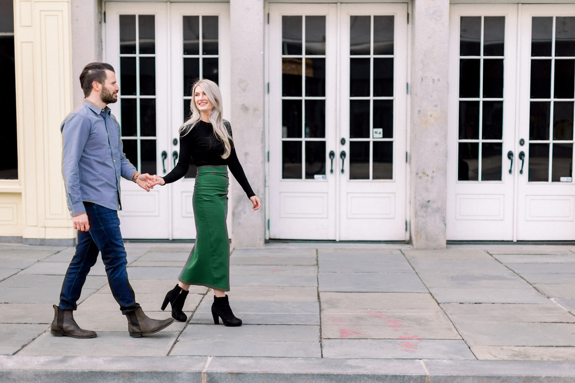 Lovely South Street Seaport Engagement Photos