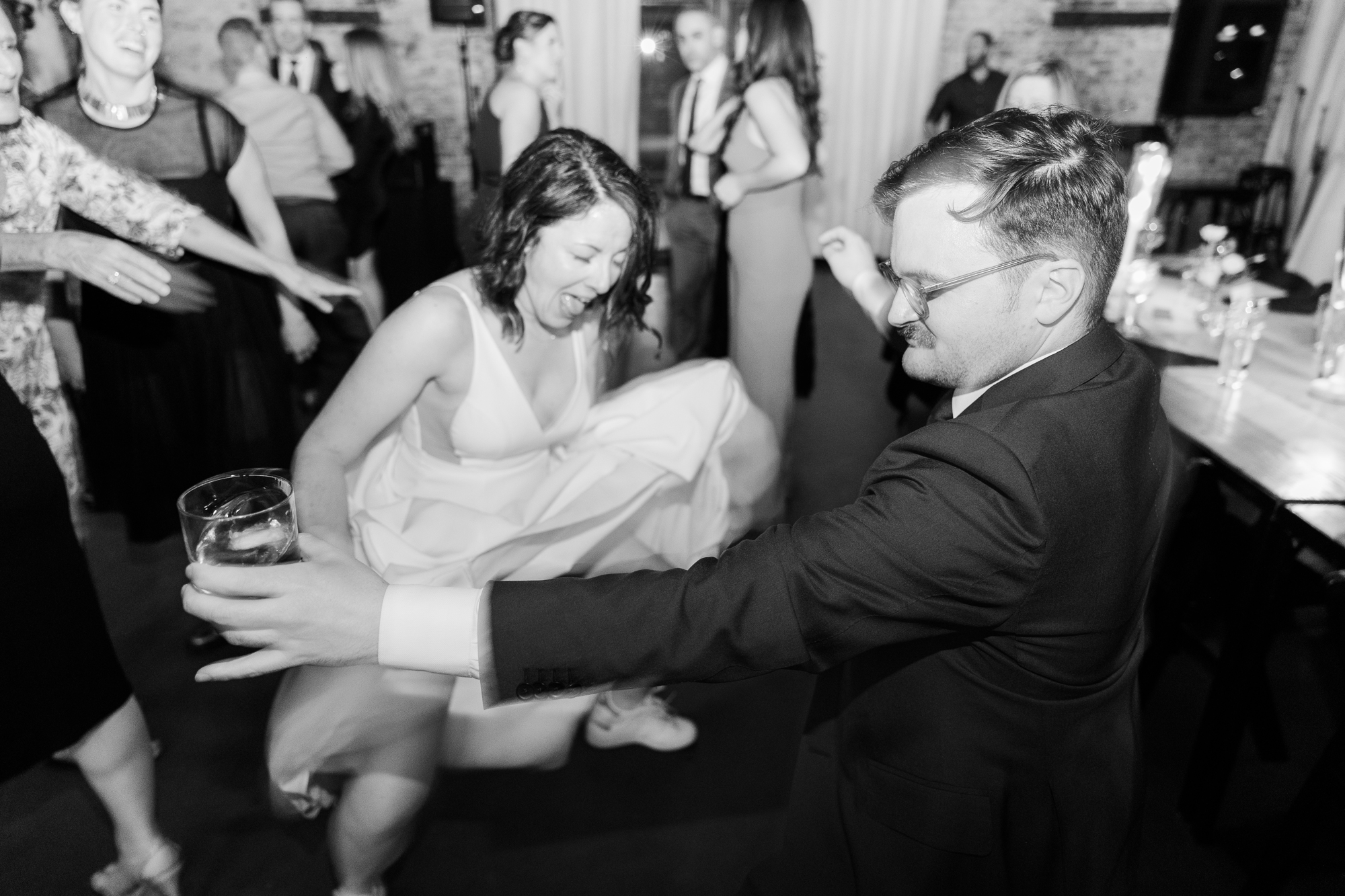 Funny and Candid Brooklyn Wedding Photography at the Green Building in Spring