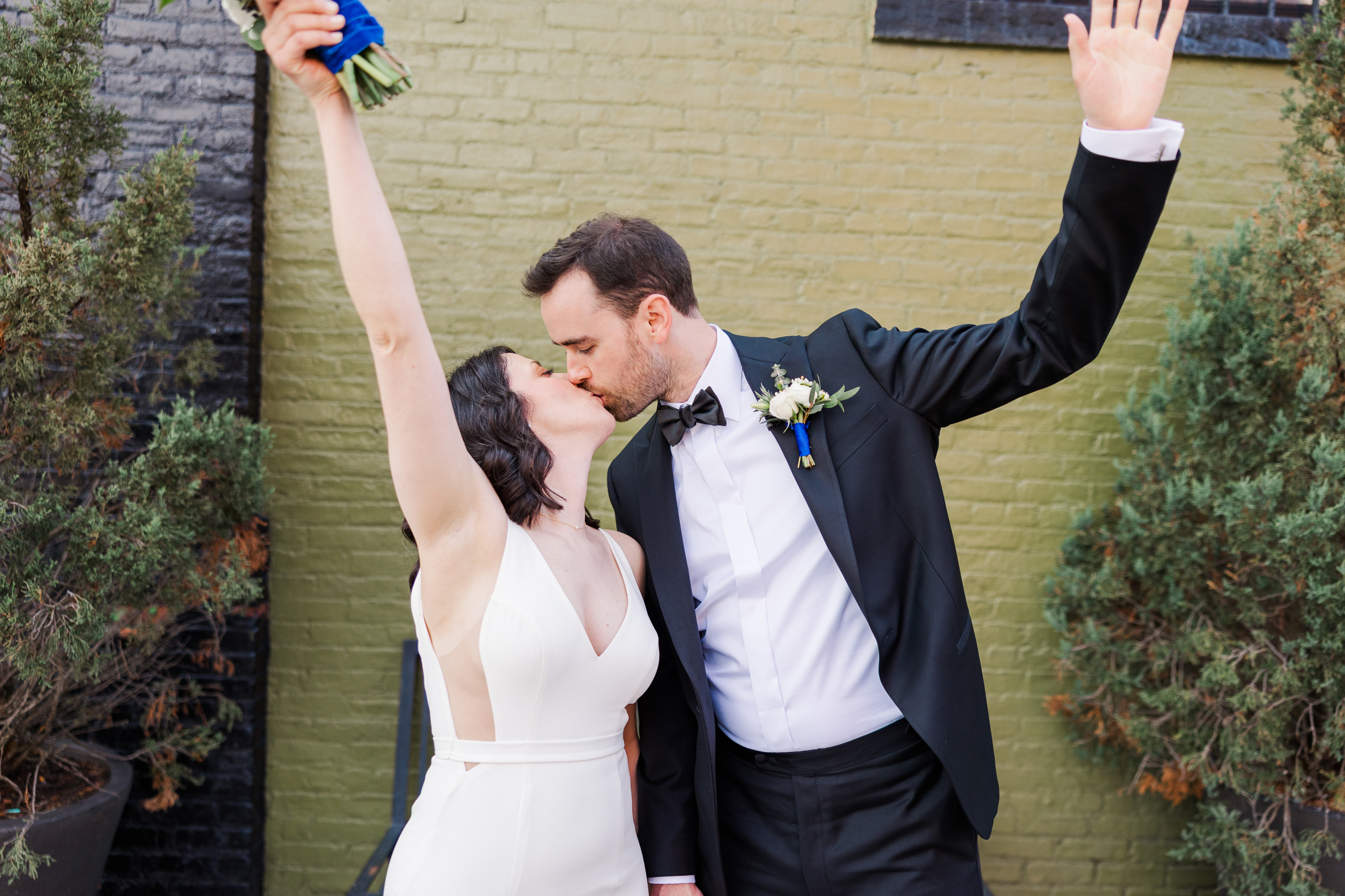 Whimsical Spring Wedding Photos at The Green Building in Brooklyn NY