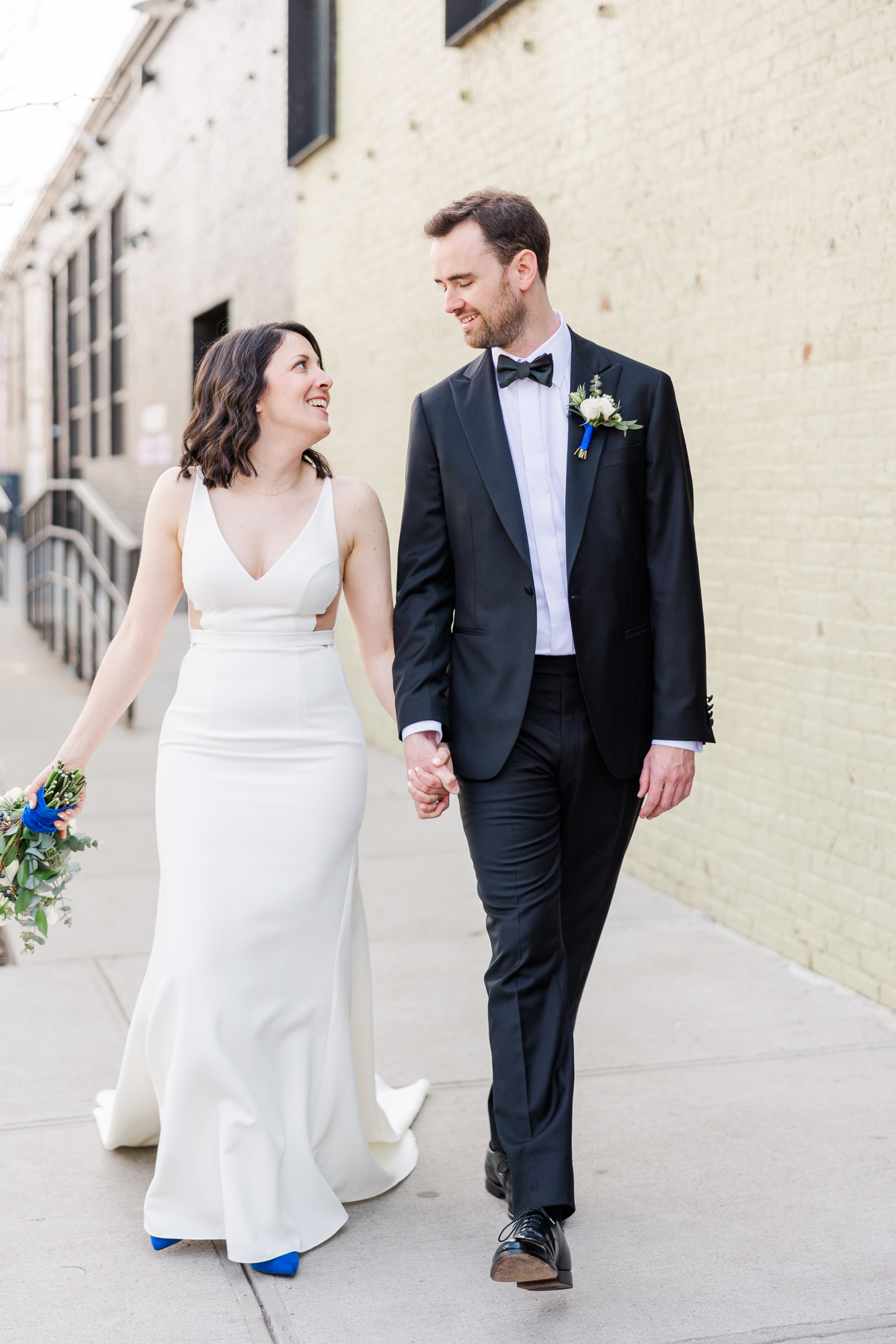 Fashionable Spring Wedding Photos at The Green Building in Brooklyn NY