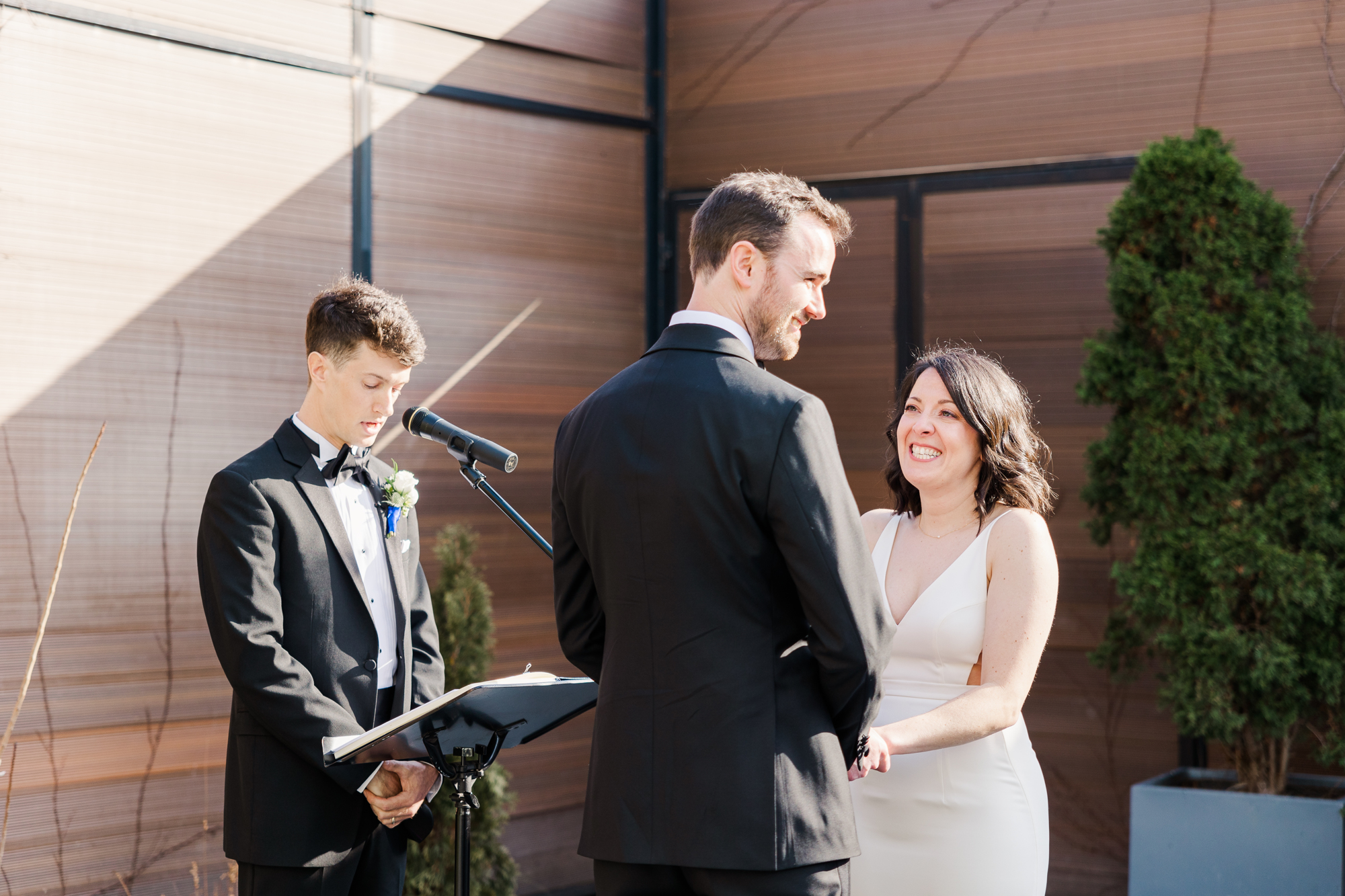 Magical Spring Wedding Photos at The Green Building in Brooklyn NY