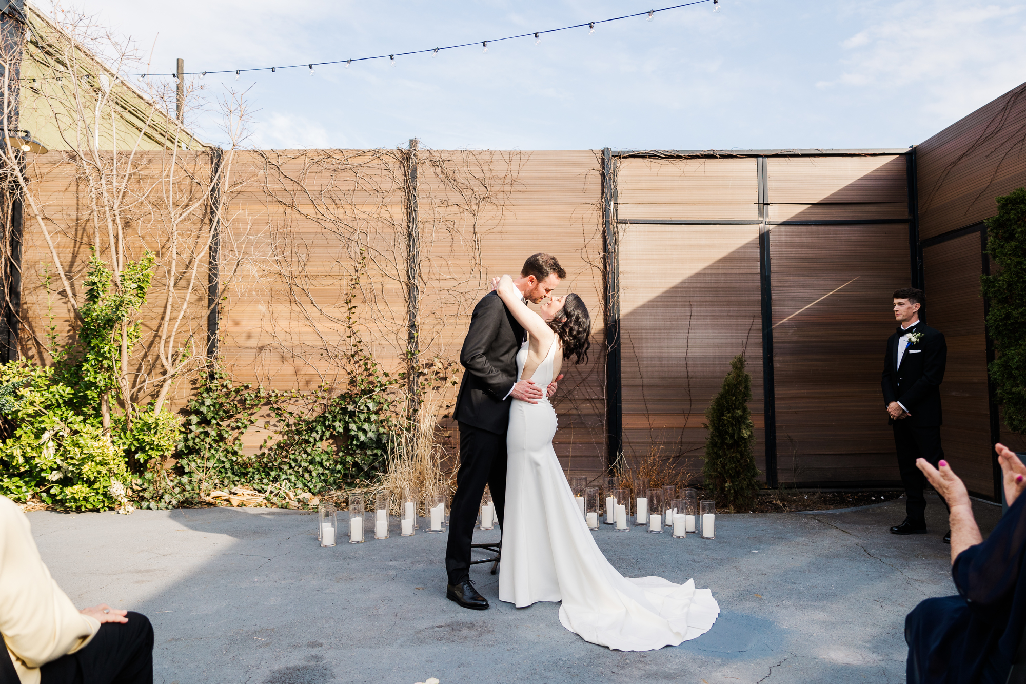Spectacular Spring Wedding Photos at The Green Building in Brooklyn NY