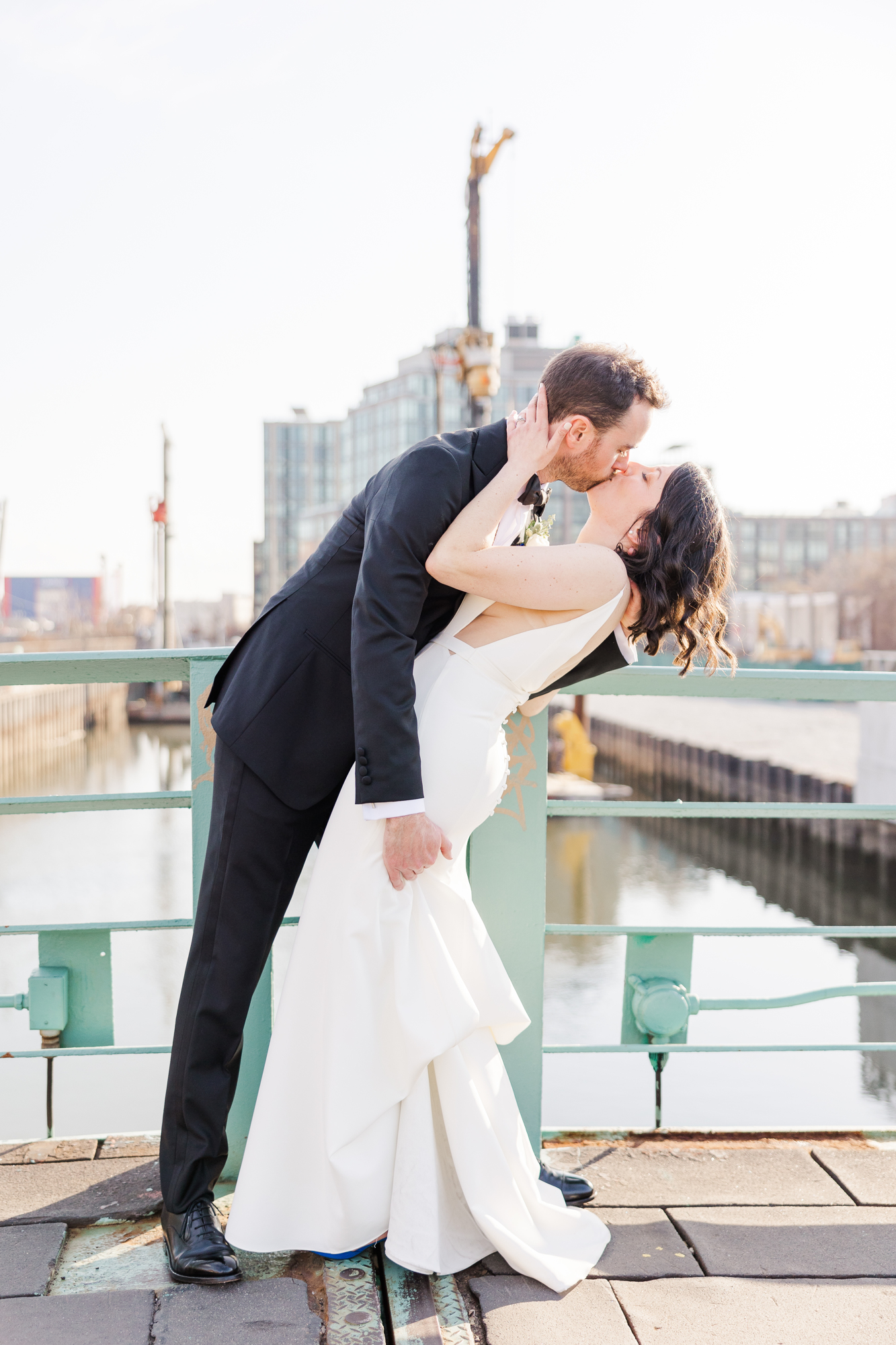 Strikingly Beautiful Brooklyn Wedding Photography at the Green Building in Spring
