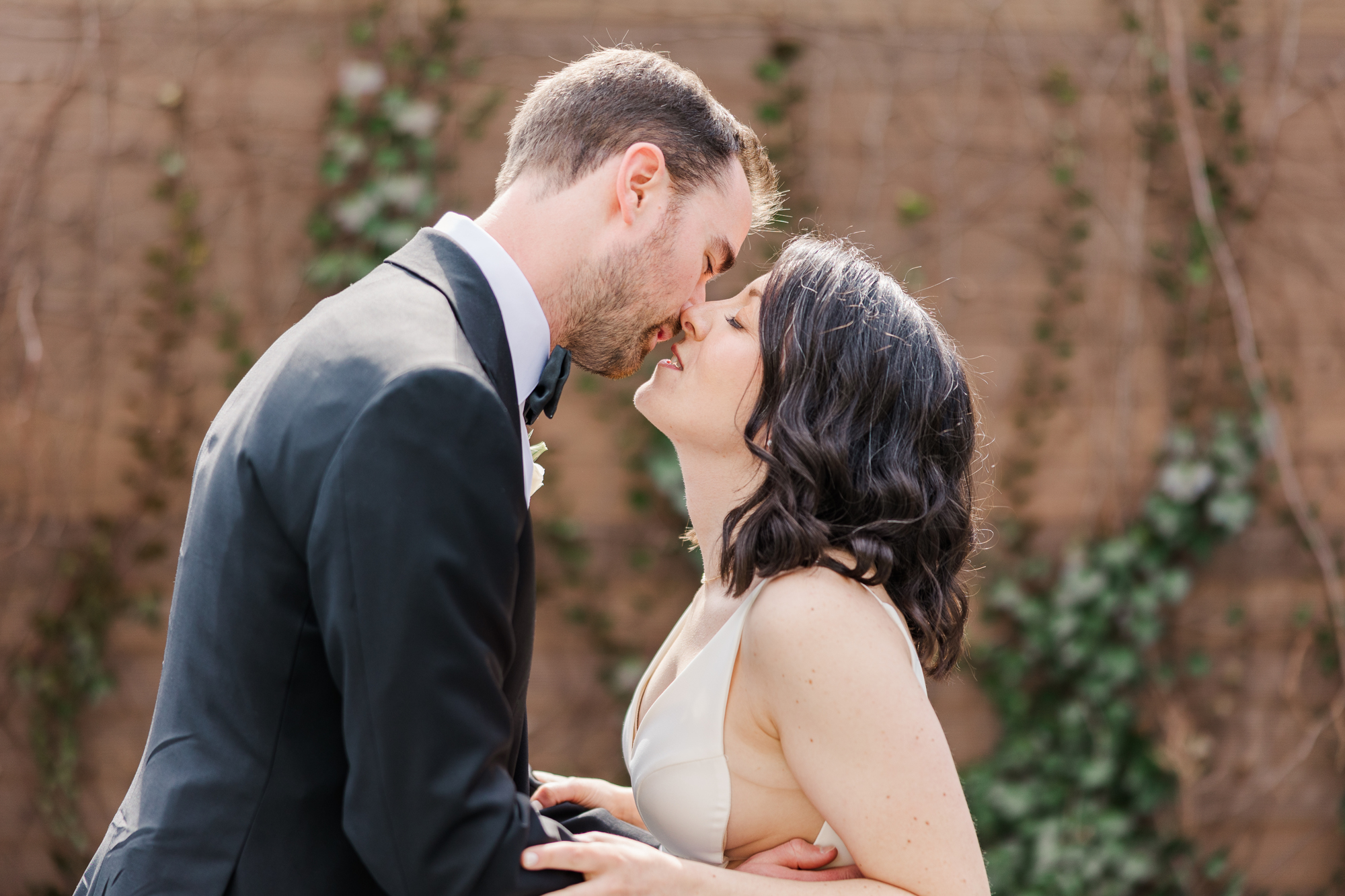 Romantic Spring Wedding Photos at The Green Building in Brooklyn NY
