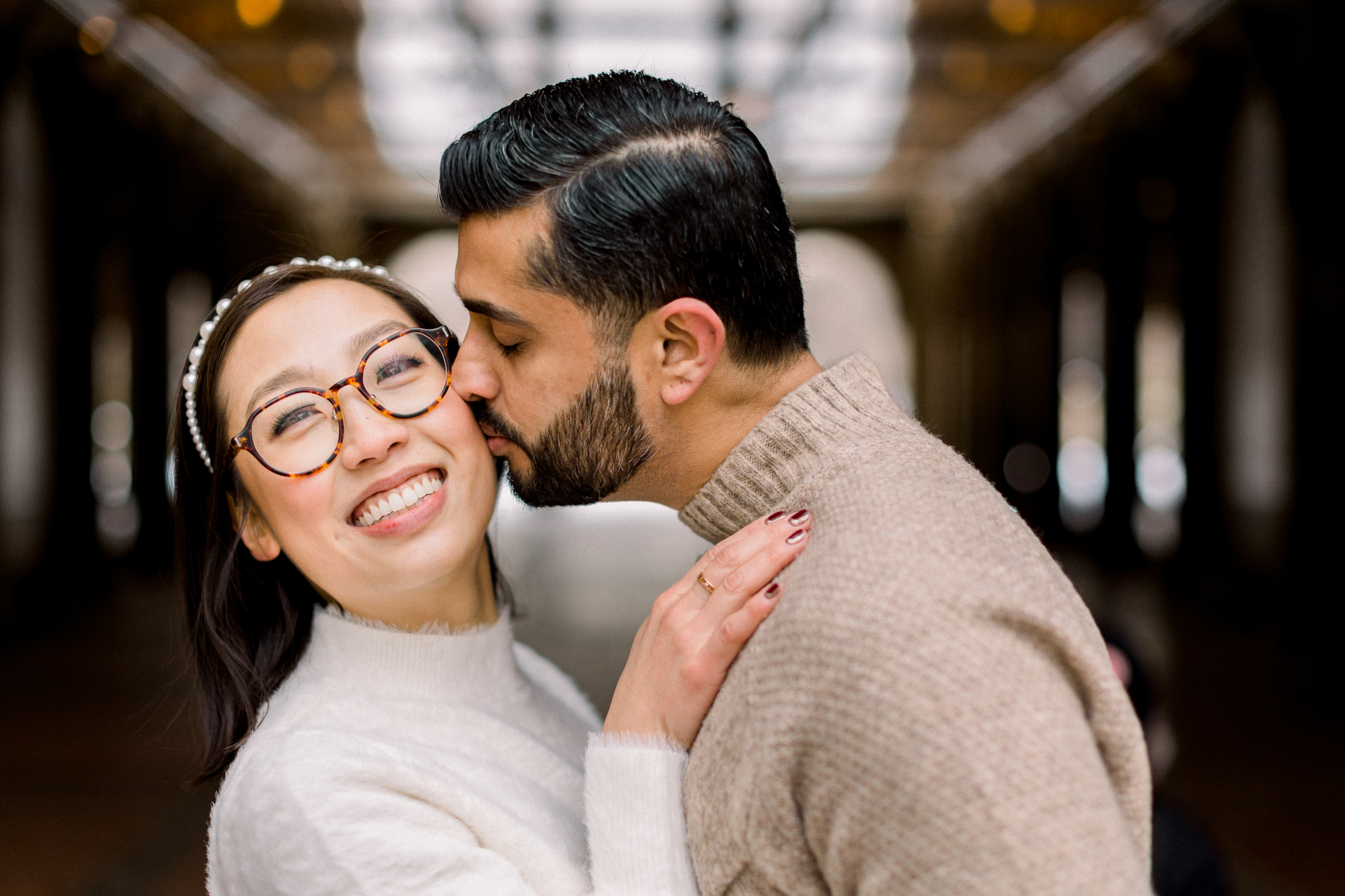 Beautiful and Unforgettable Winter Engagement Photos in Central Park NYC
