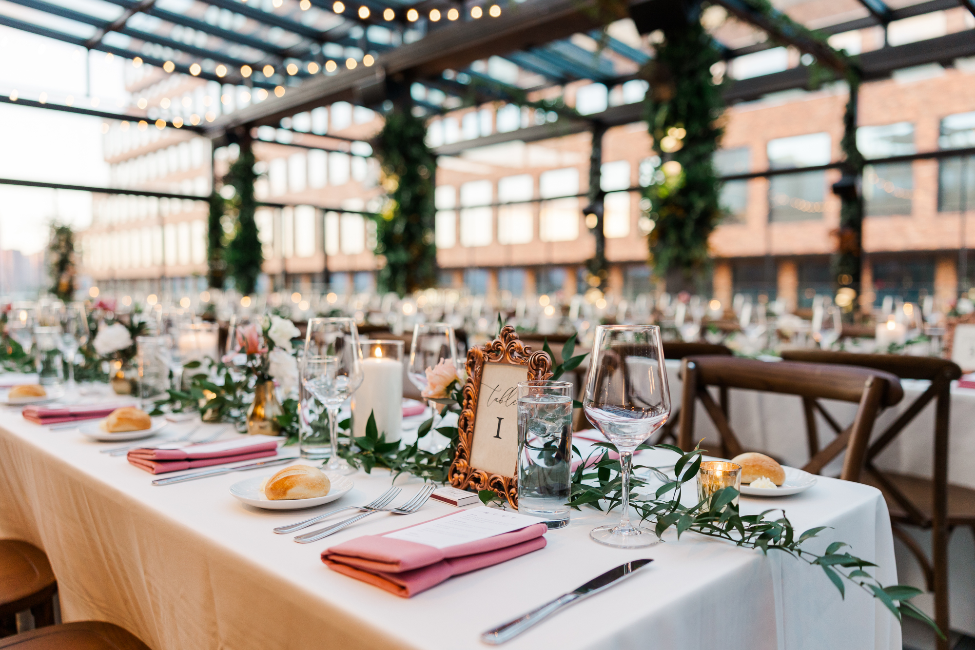 Aesthetic 74Wythe Wedding Photography in Wintery Brooklyn with Rooftop Views