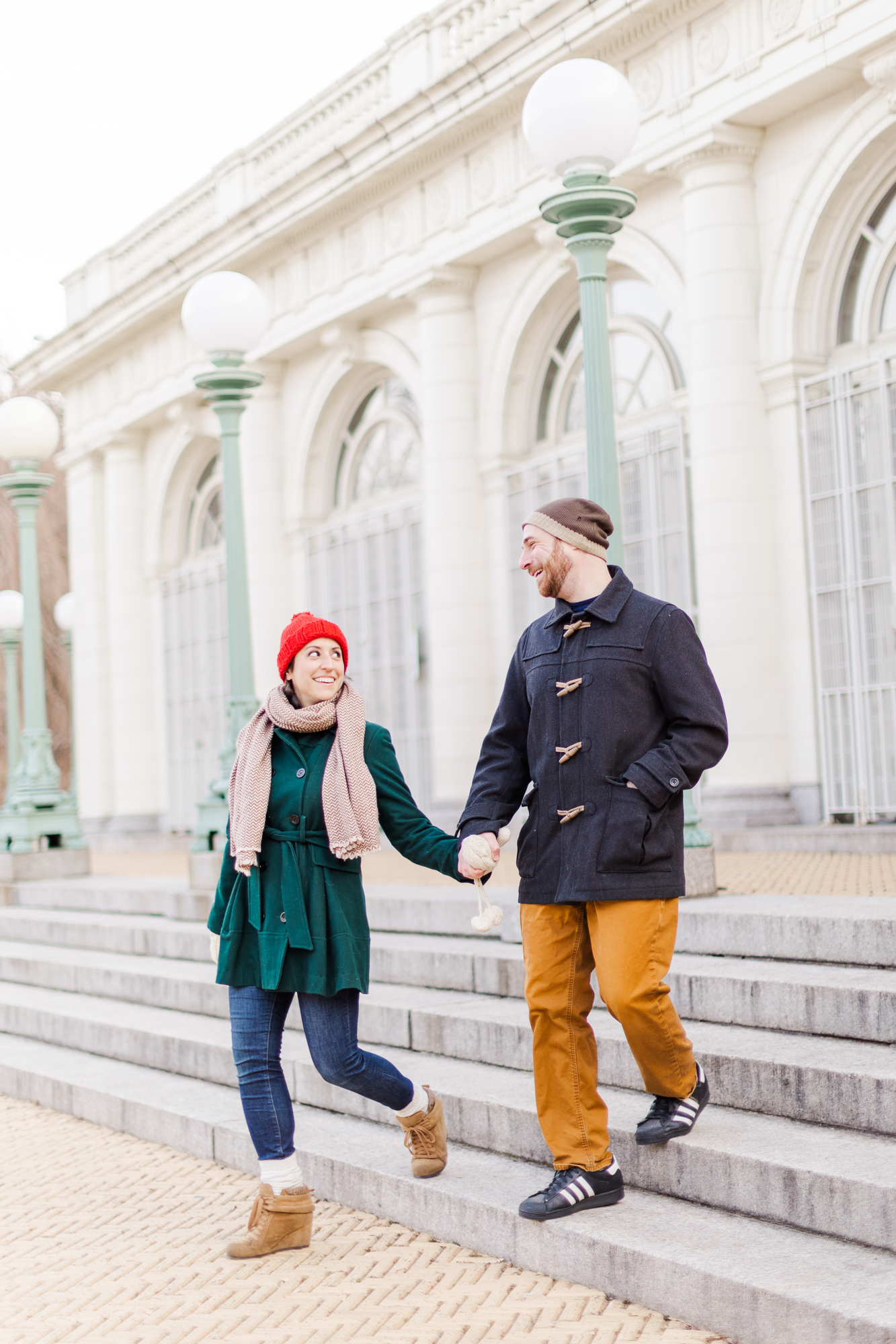 Stunning Winter Engagement Photos in Prospect Park
