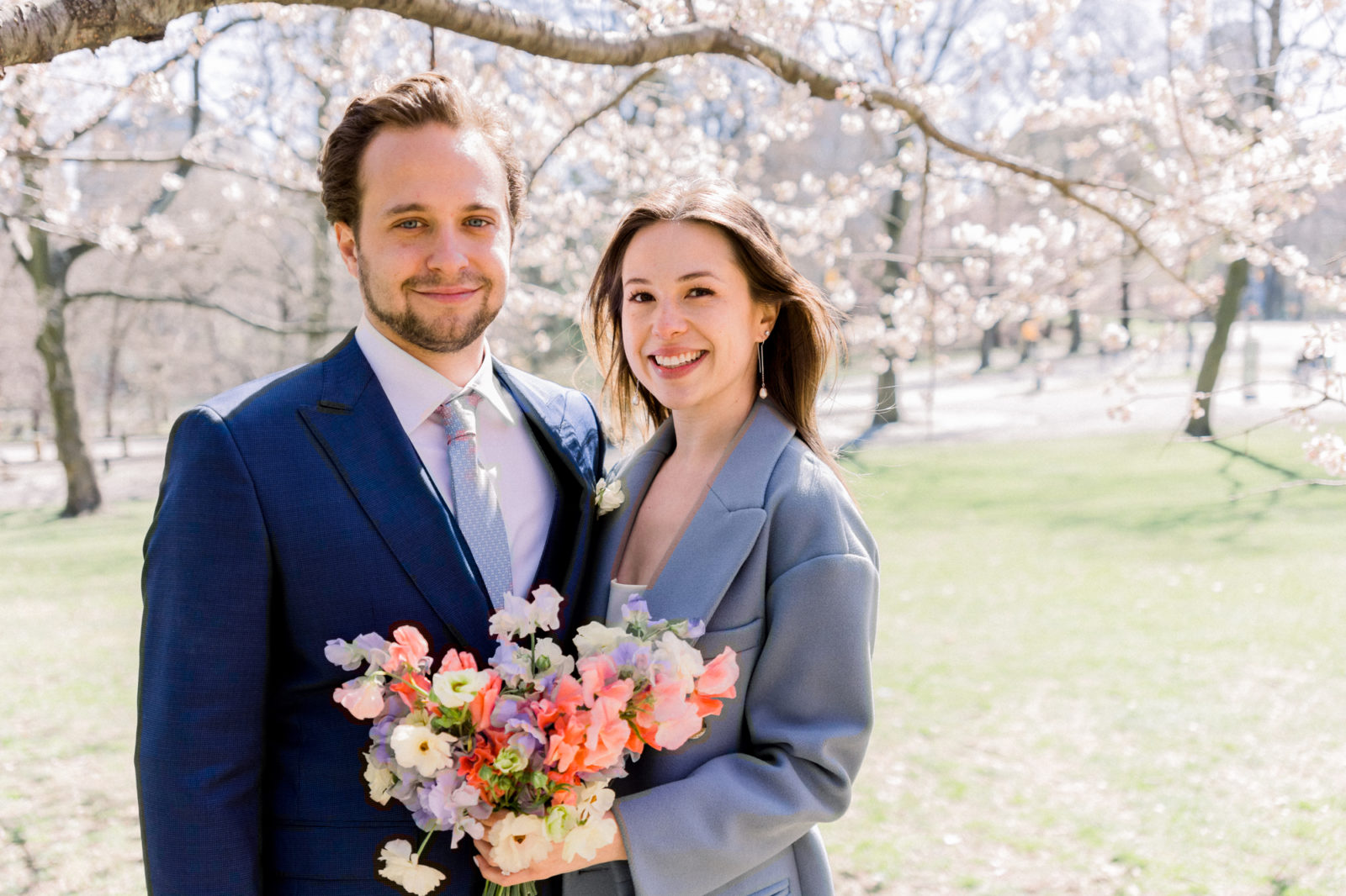 Gorgeous Springtime Bow Bridge Wedding in Central Park