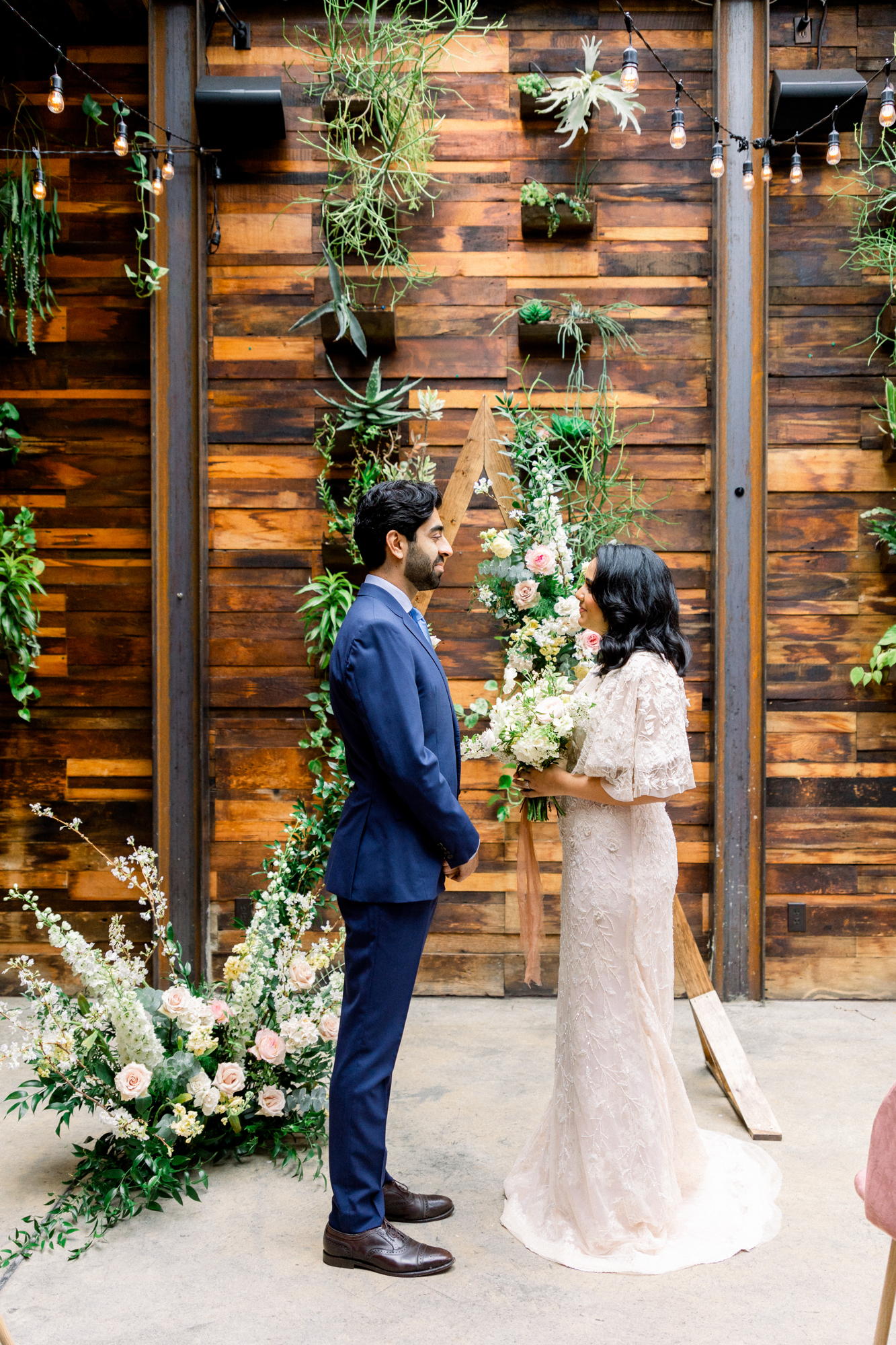 Fashionable Brooklyn Winery Wedding Photography Inspiration with Rustic Elements