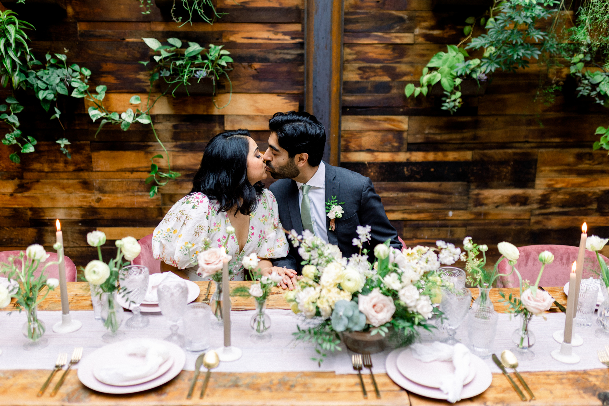 Romantic Rustic Brooklyn Winery Wedding Photos Inspiration