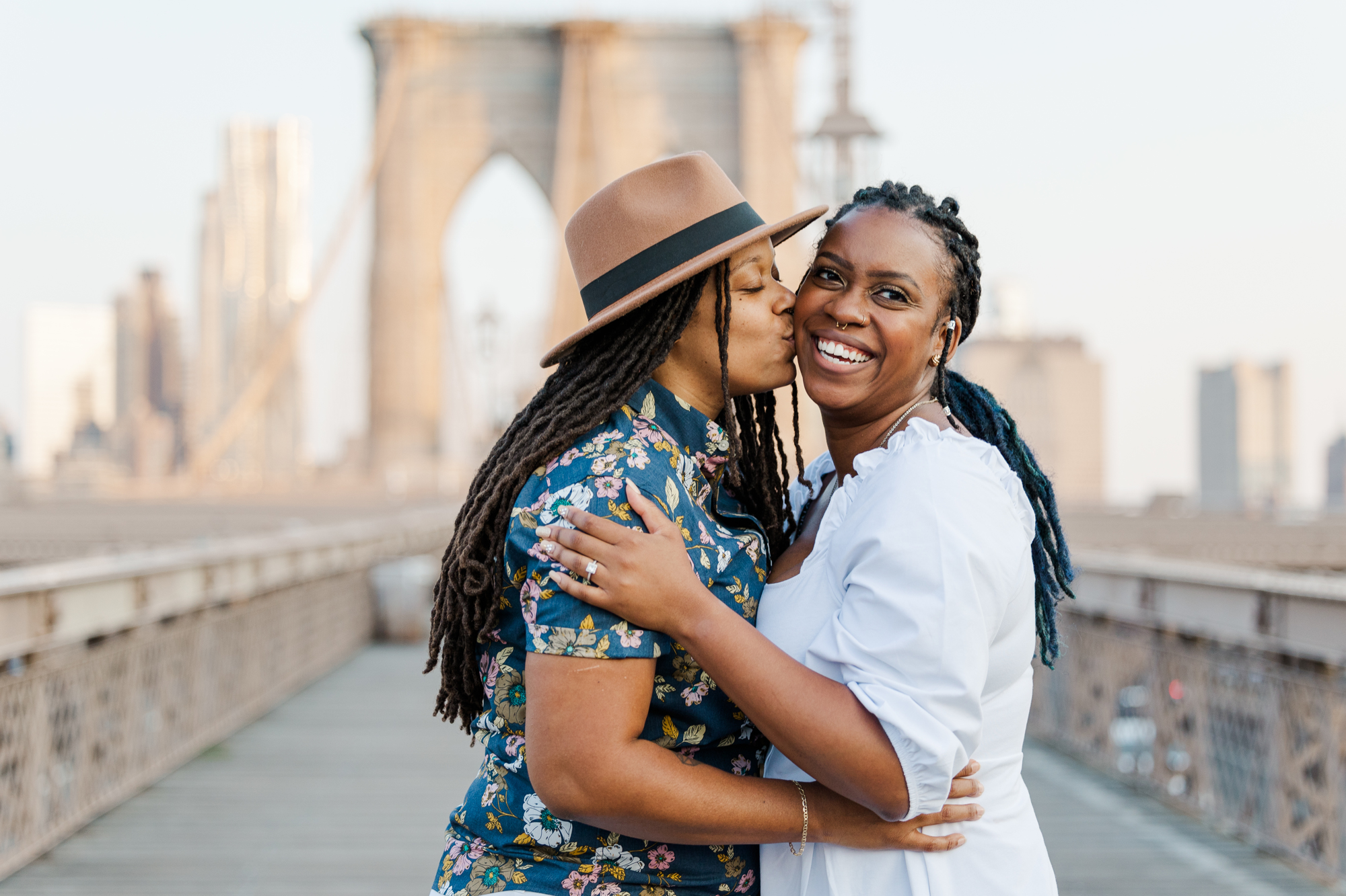 Terrific Summer Engagement Photography in DUMBO