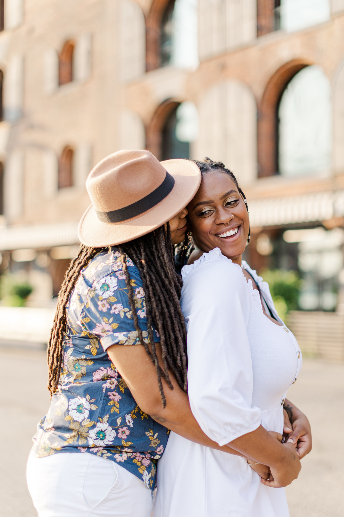 Radiant Summer Engagement Photography in DUMBO