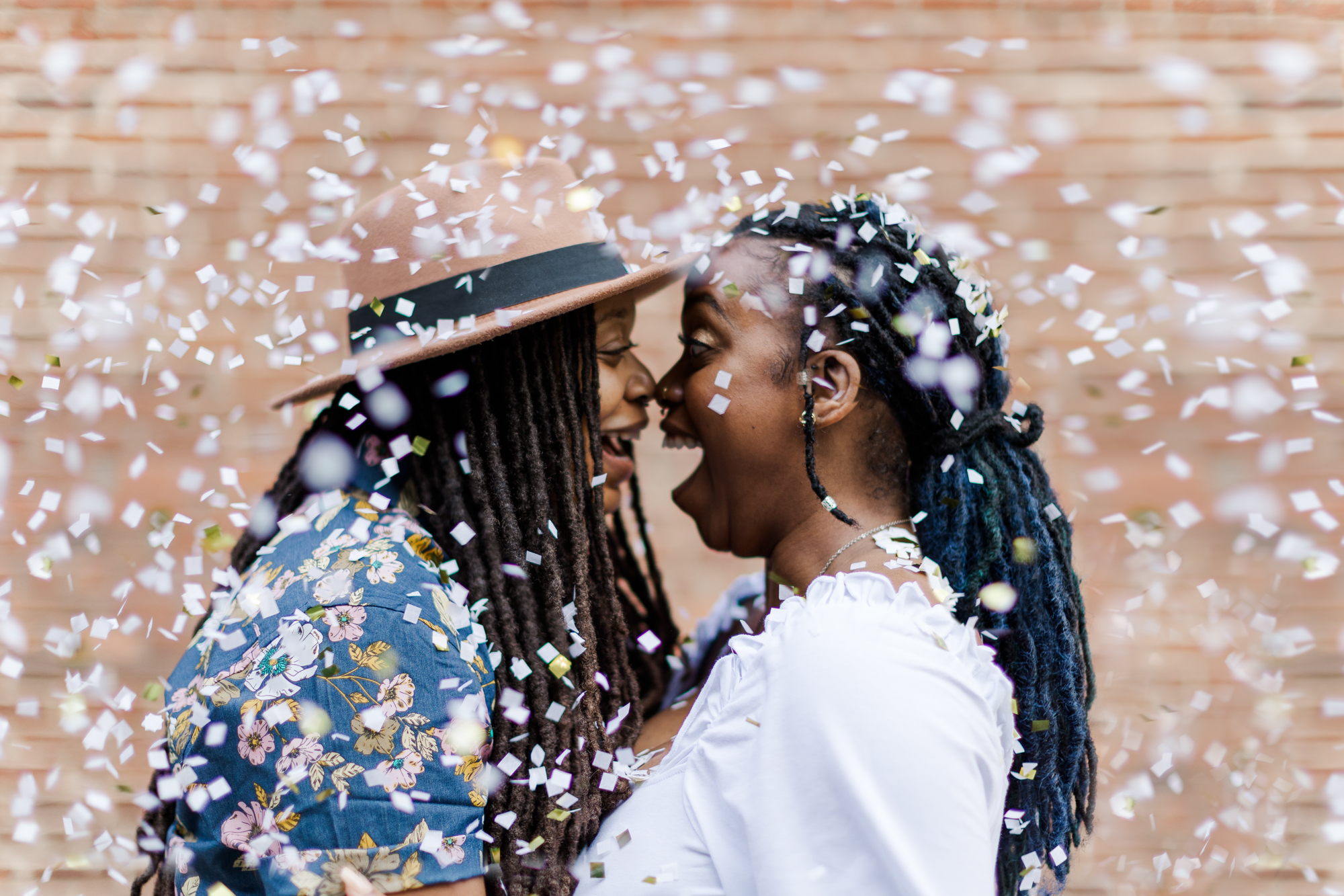 Creative Summer Engagement Photography in DUMBO