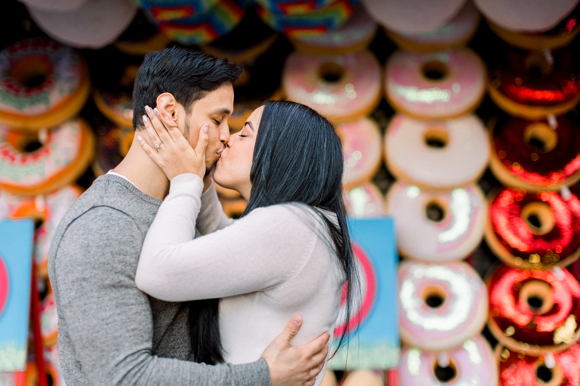 Romantic Coney Island Engagement Photos in Luna Park