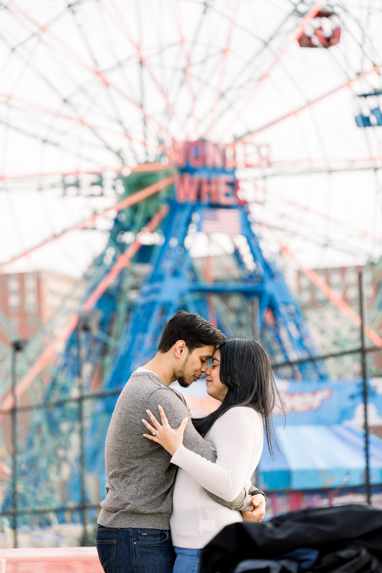 Special Coney Island Engagement Photos in Luna Park