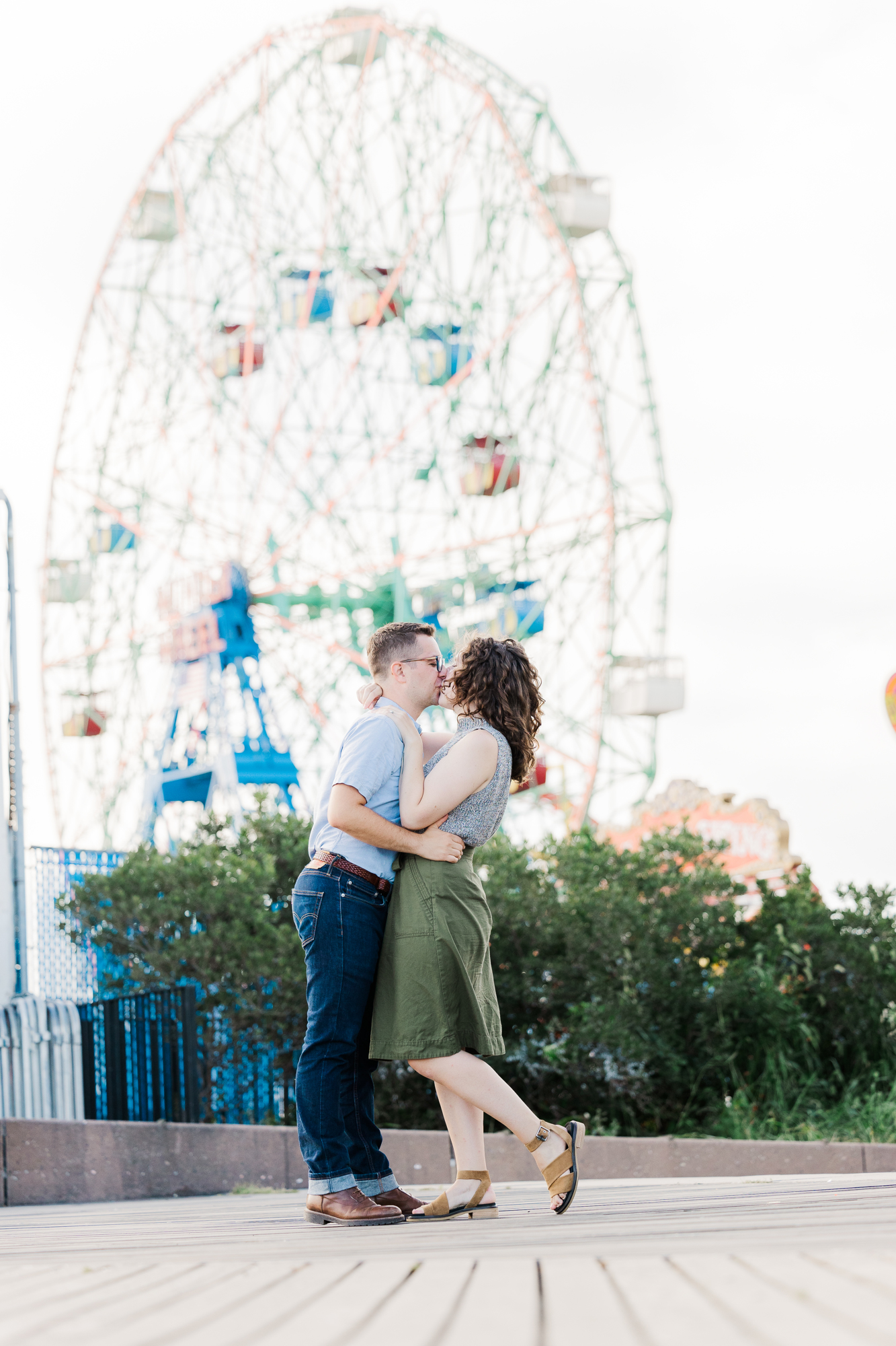 Stunning Coney Island Engagement Photos