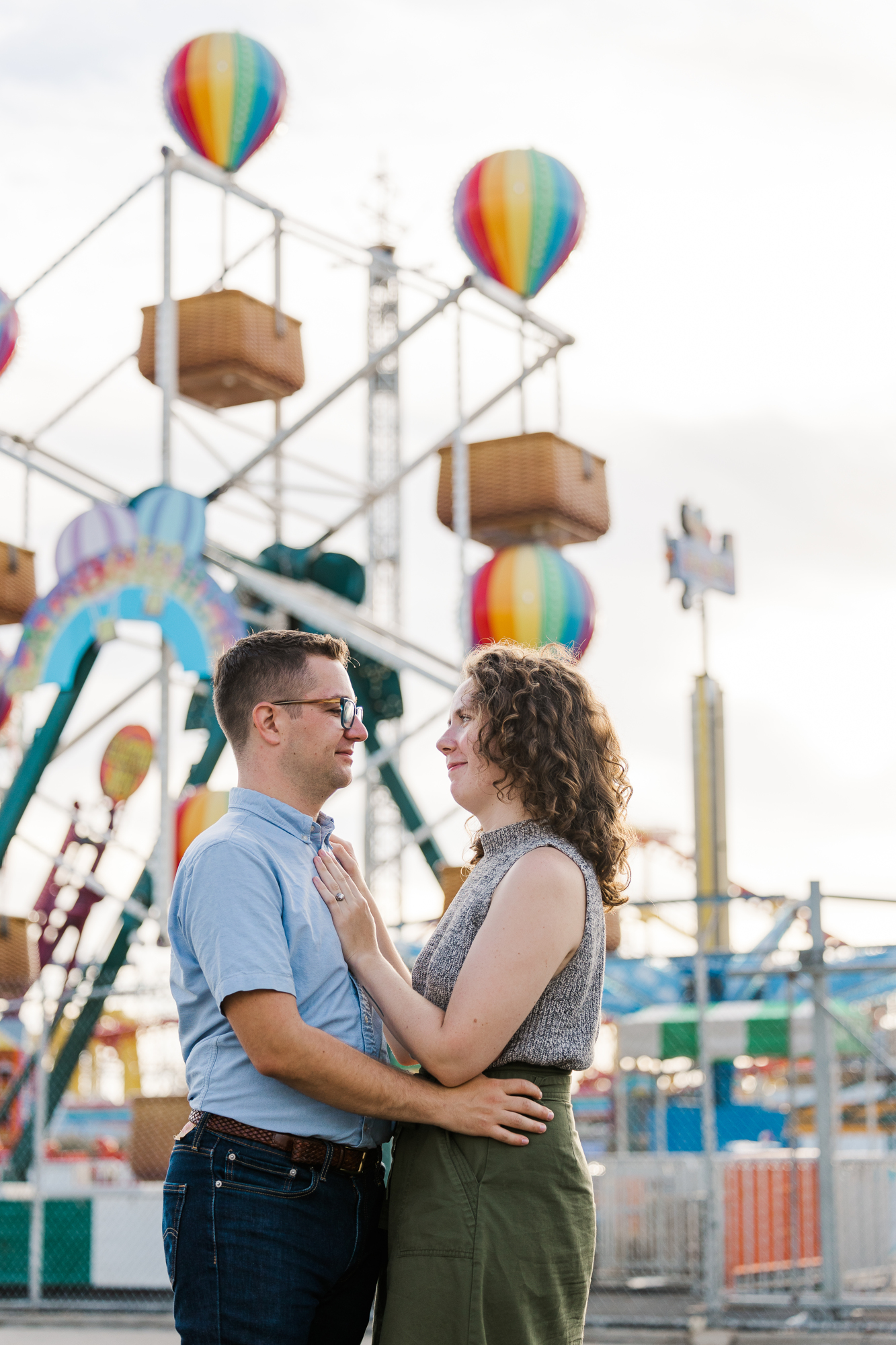 Gorgeous Coney Island Engagement Photos