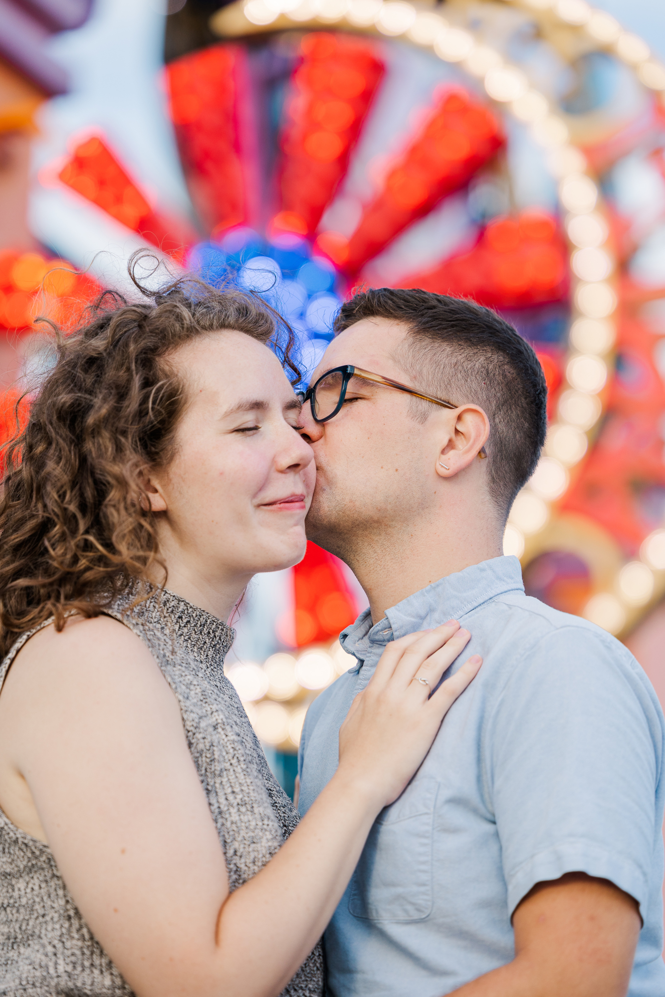 Romantic Coney Island Engagement Photos