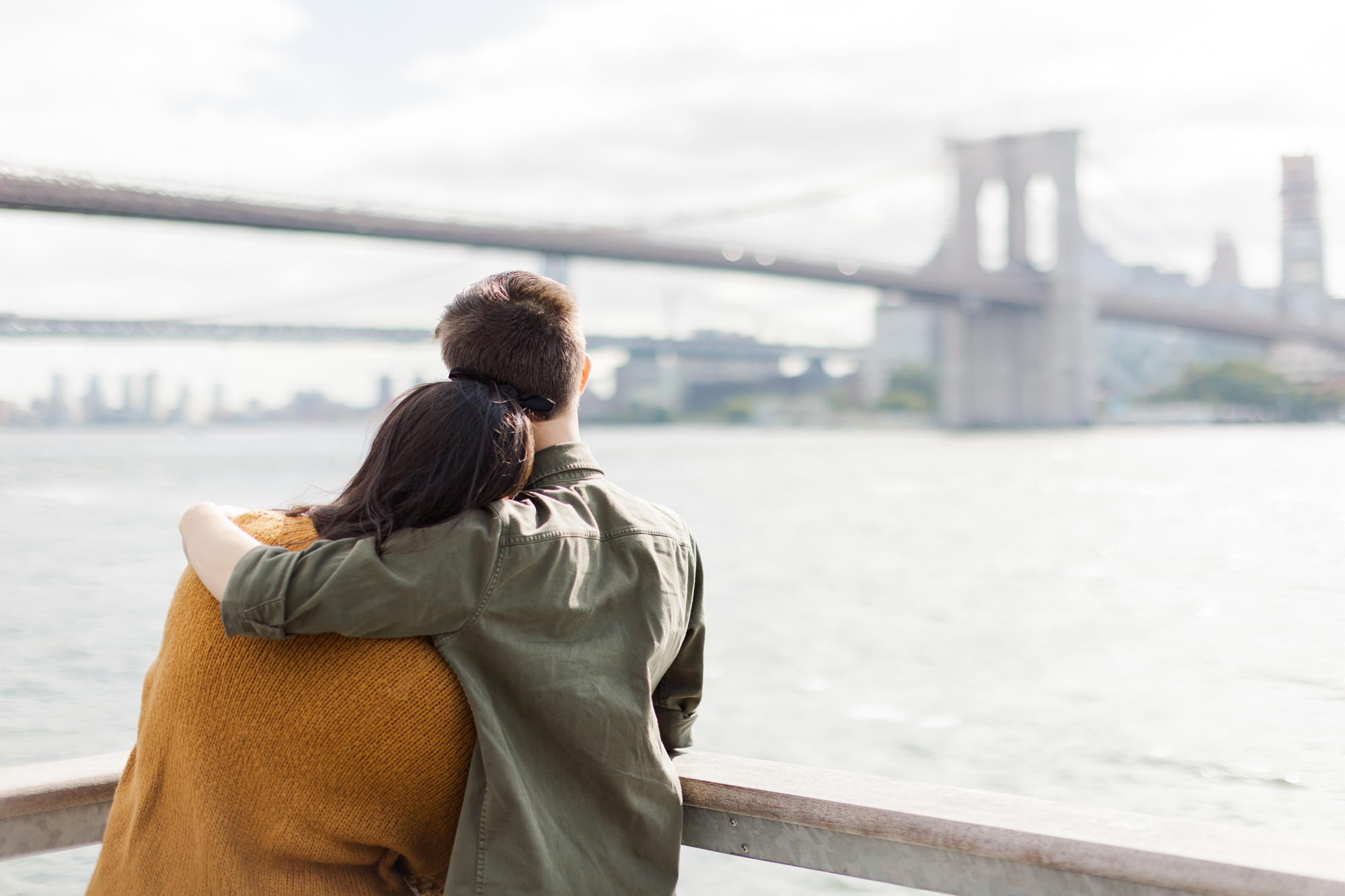 Iconic South Street Seaport Pier 17 Engagement Photography