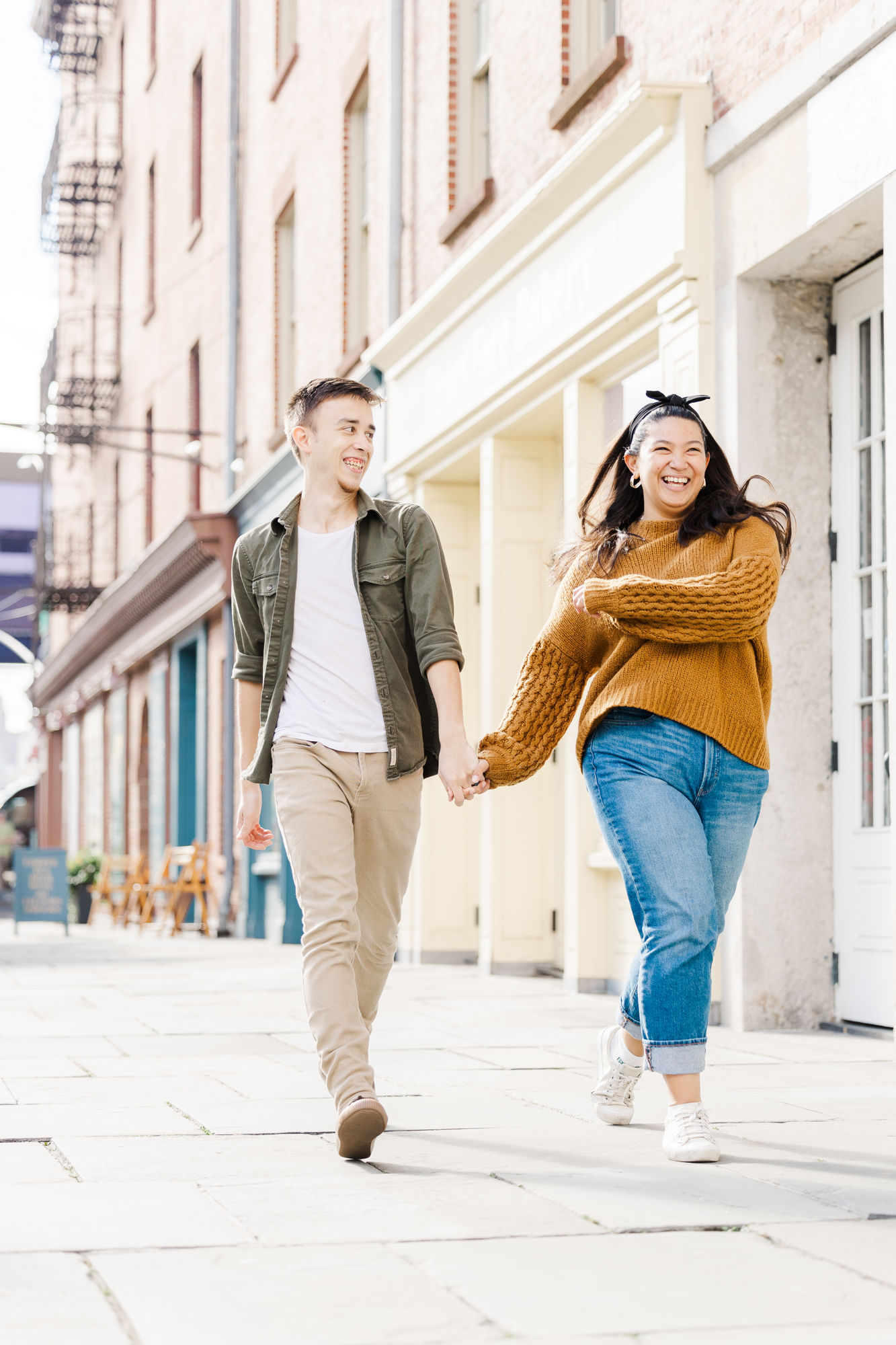 Flawless South Street Seaport Pier 17 Engagement Photography