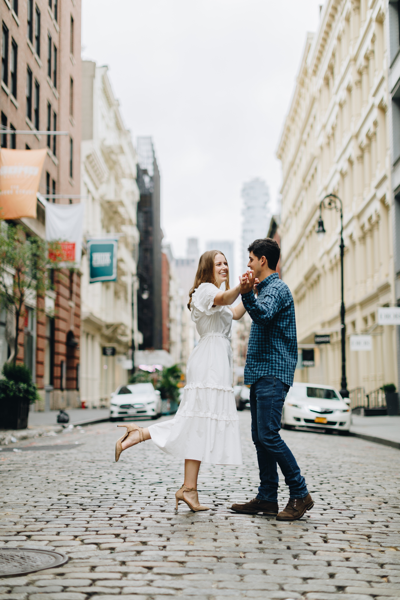 Picturesque Soho New York Engagement Photography