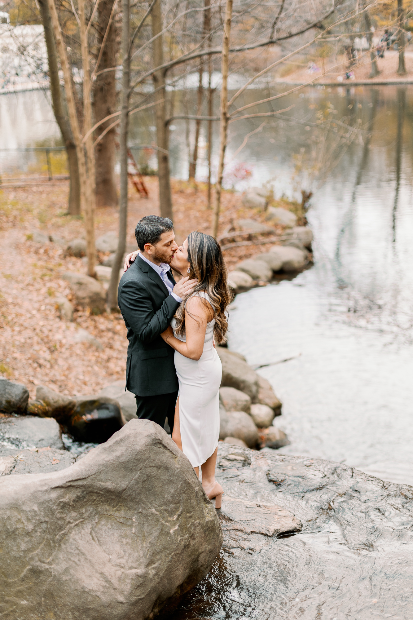 Picturesque Fall Brooklyn Engagement Photos at Prospect Park