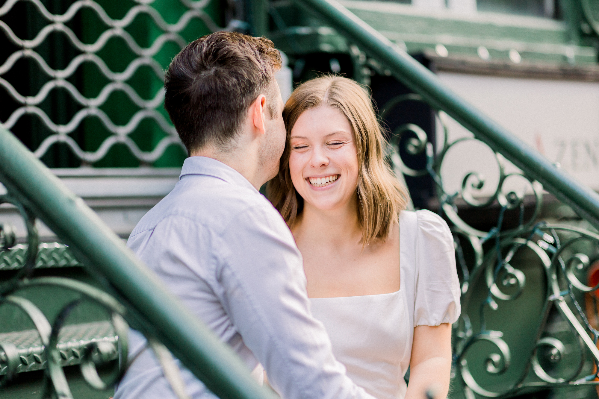 Stunning Engagement Photos in Scenic Soho New York