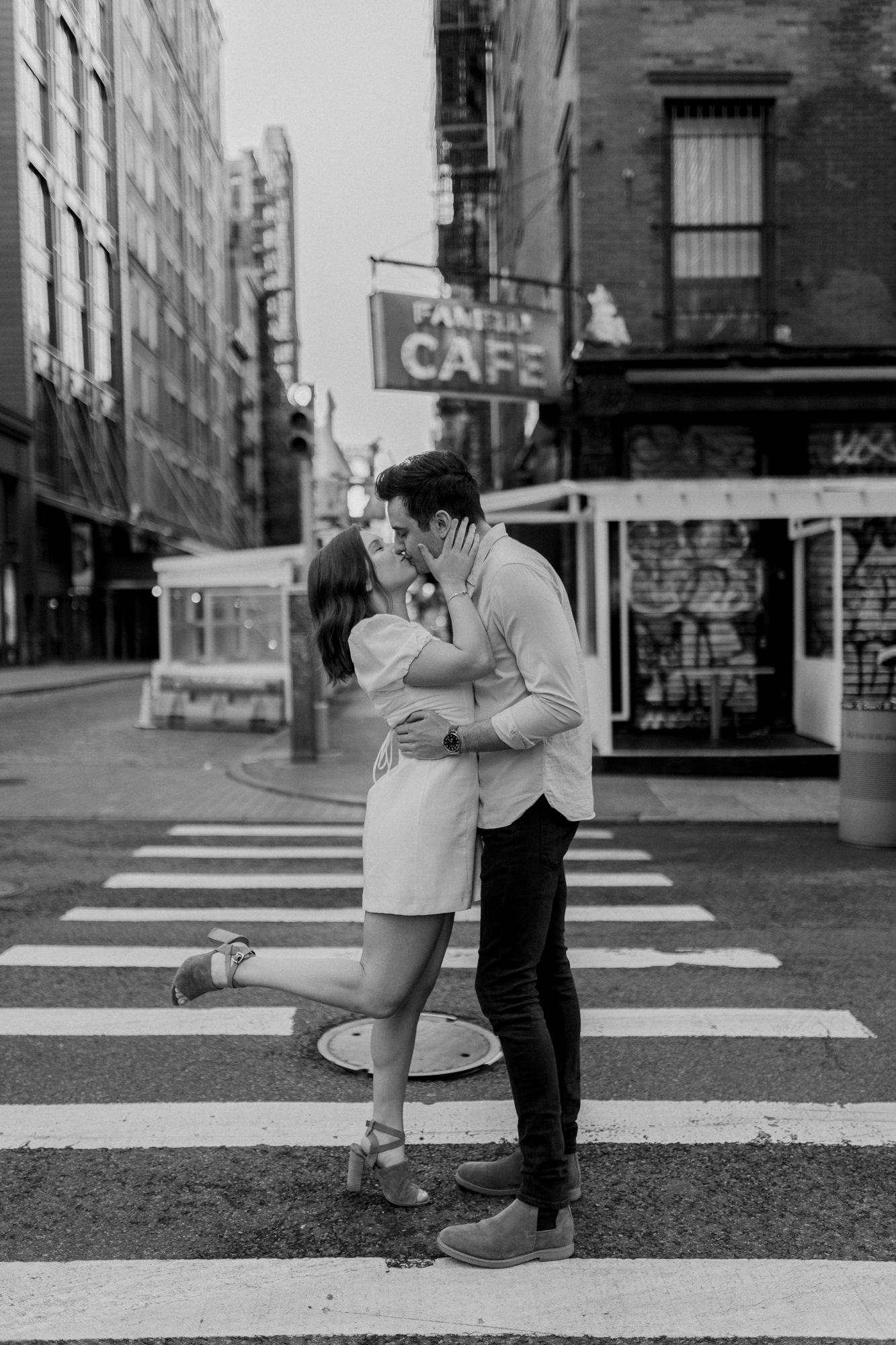 Elegant Engagement Photos in Scenic Soho New York