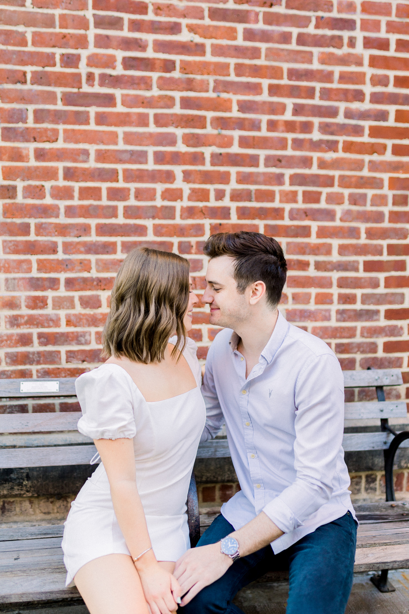 Pretty Engagement Photos in Scenic Soho New York