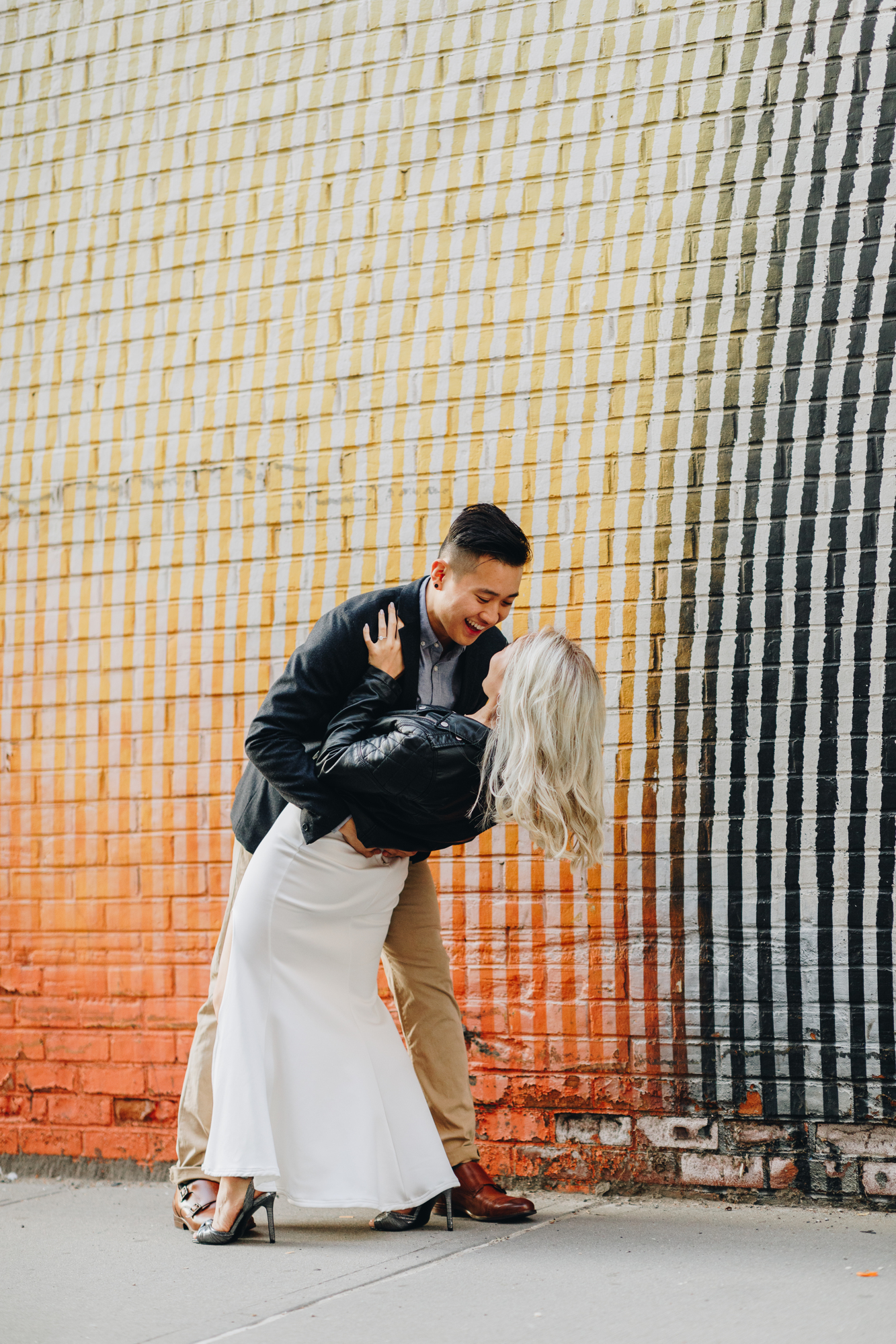 Magical Fall Engagement Photos in DUMBO