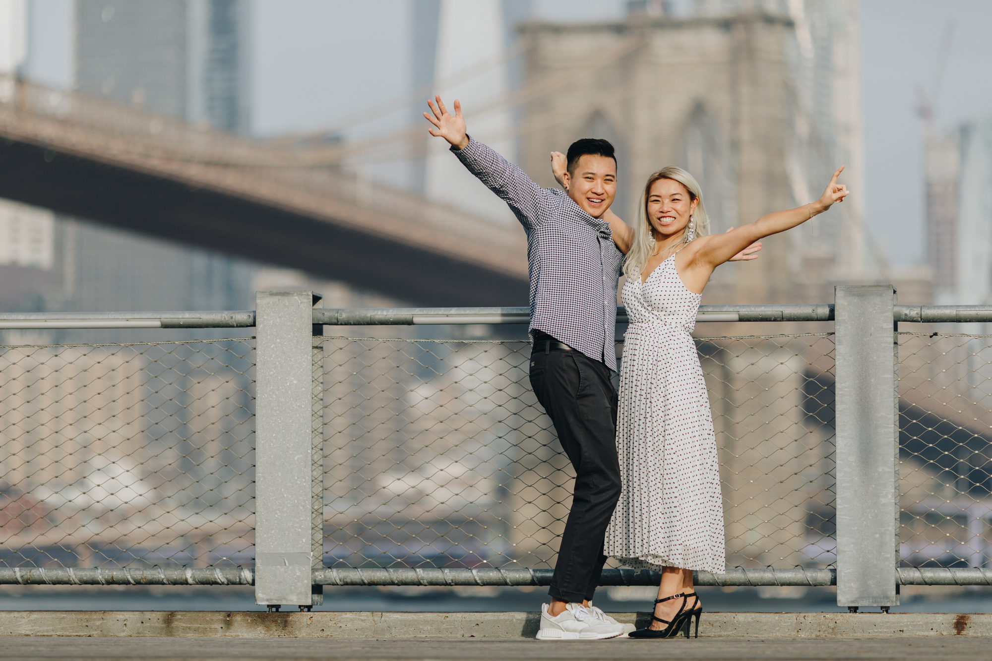 Wonderful Fall Engagement Photos in DUMBO