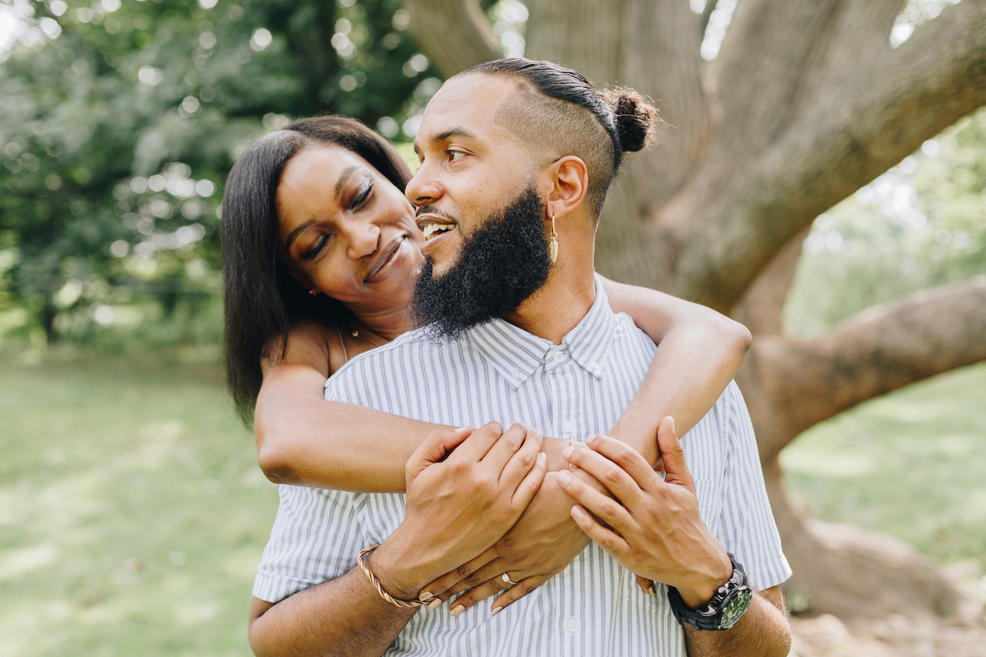 Picture-Perfect Summer Prospect Park Engagement Photography
