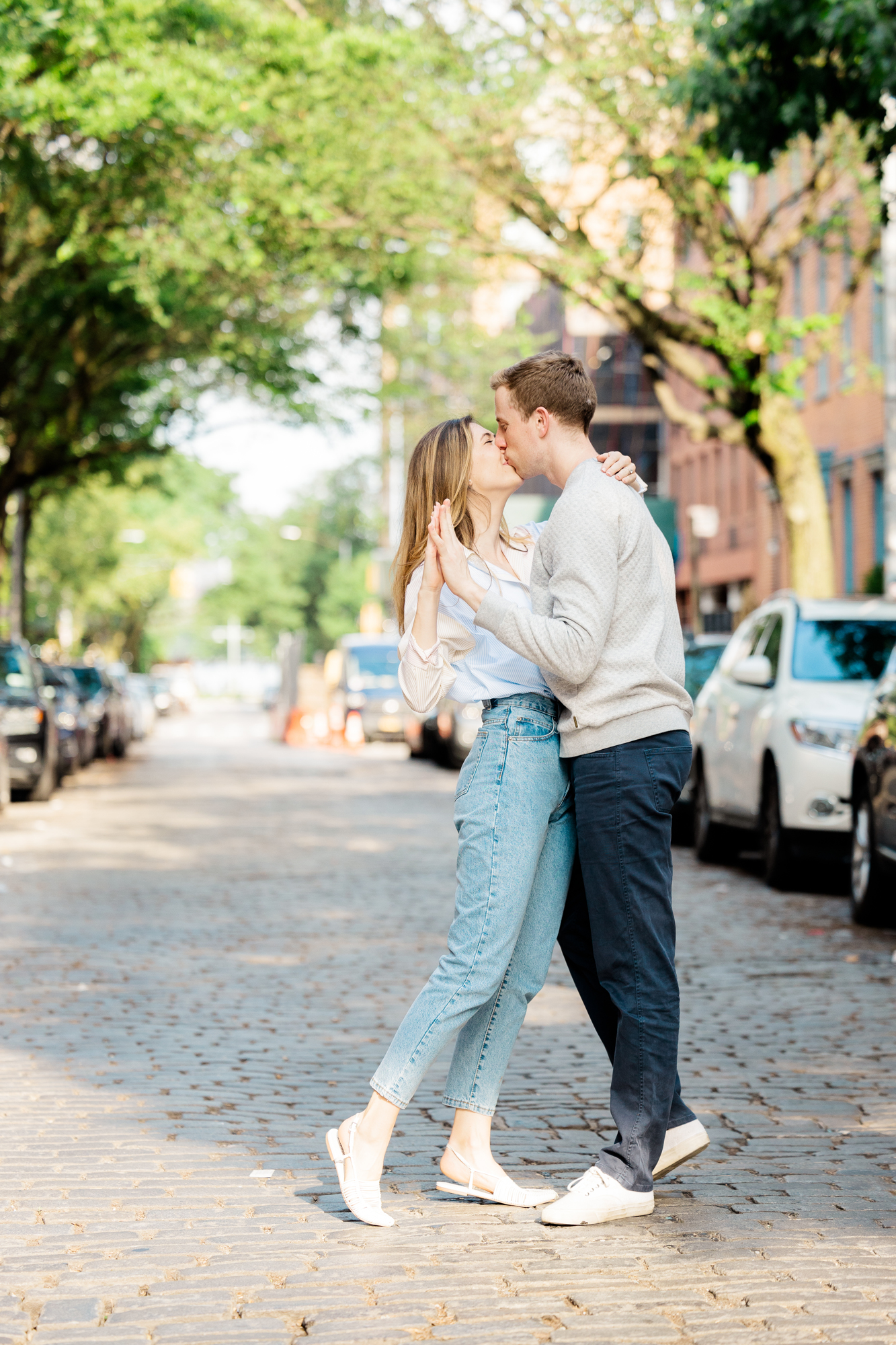 Sweet Summer Engagement Photography in the West Village